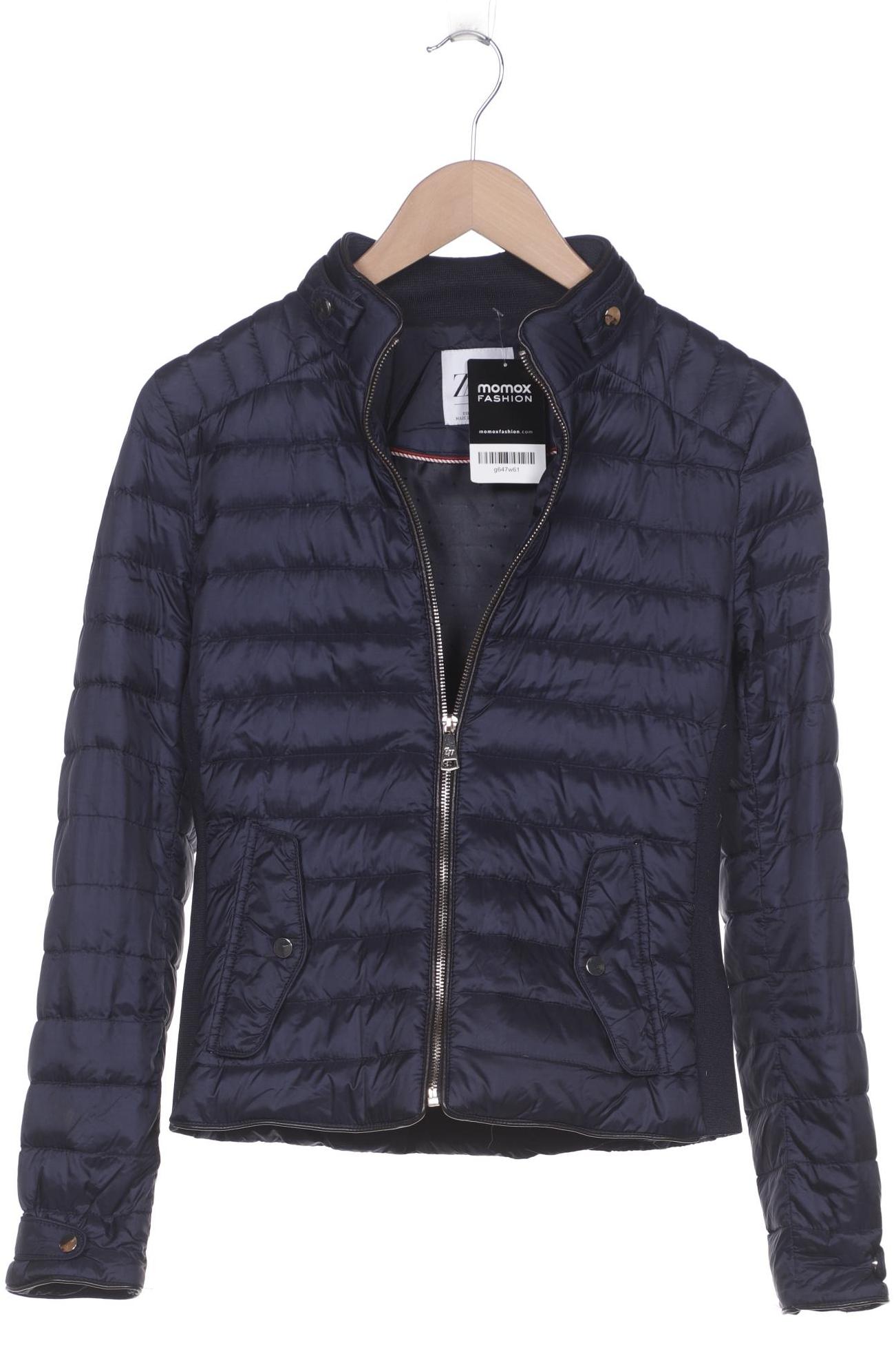 

ZARA Damen Jacke, marineblau