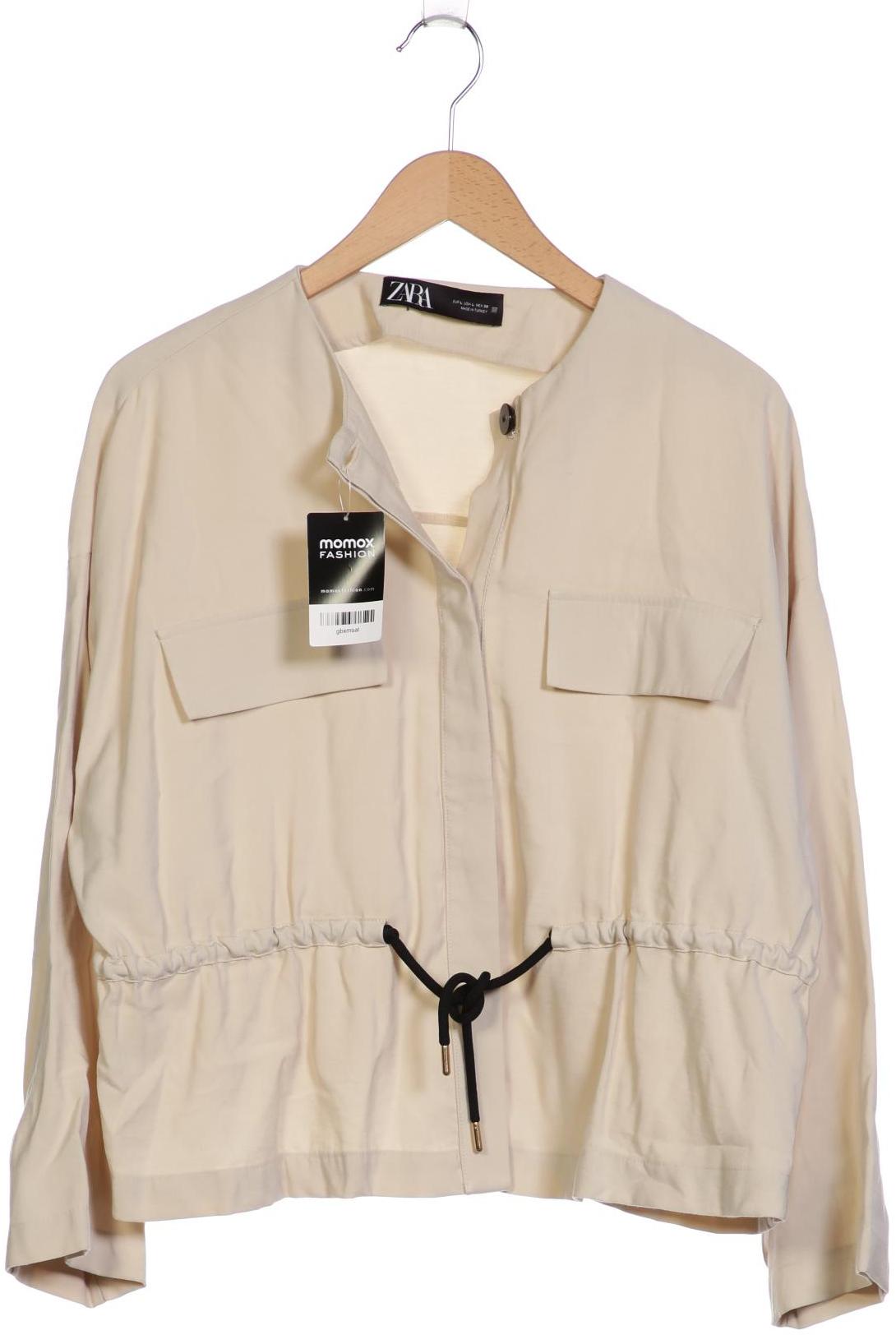 

Zara Damen Jacke, beige, Gr. 42