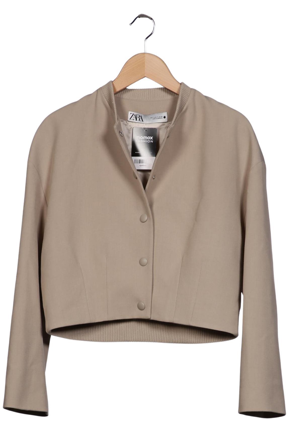 

Zara Damen Jacke, beige, Gr. 36