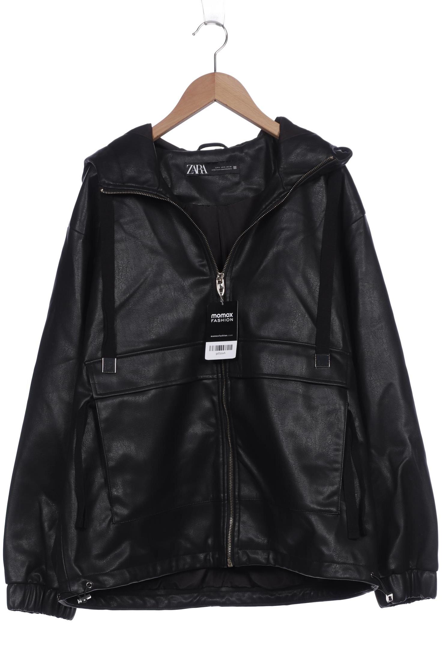 

ZARA Damen Jacke, schwarz