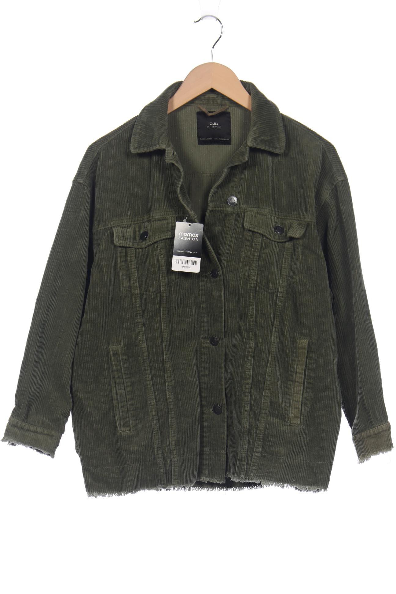 

ZARA Damen Jacke, grün