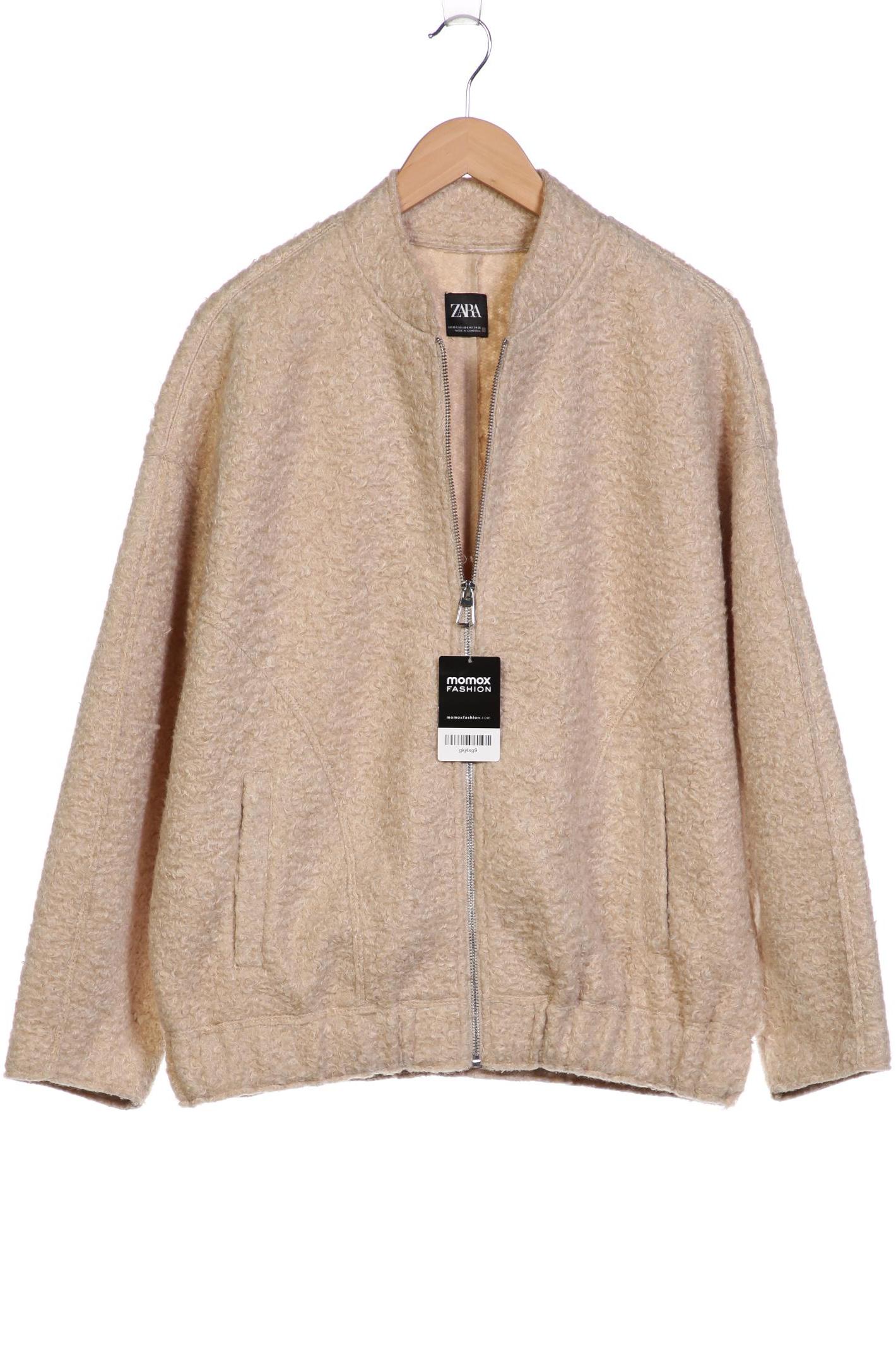 

Zara Damen Jacke, beige, Gr. 34