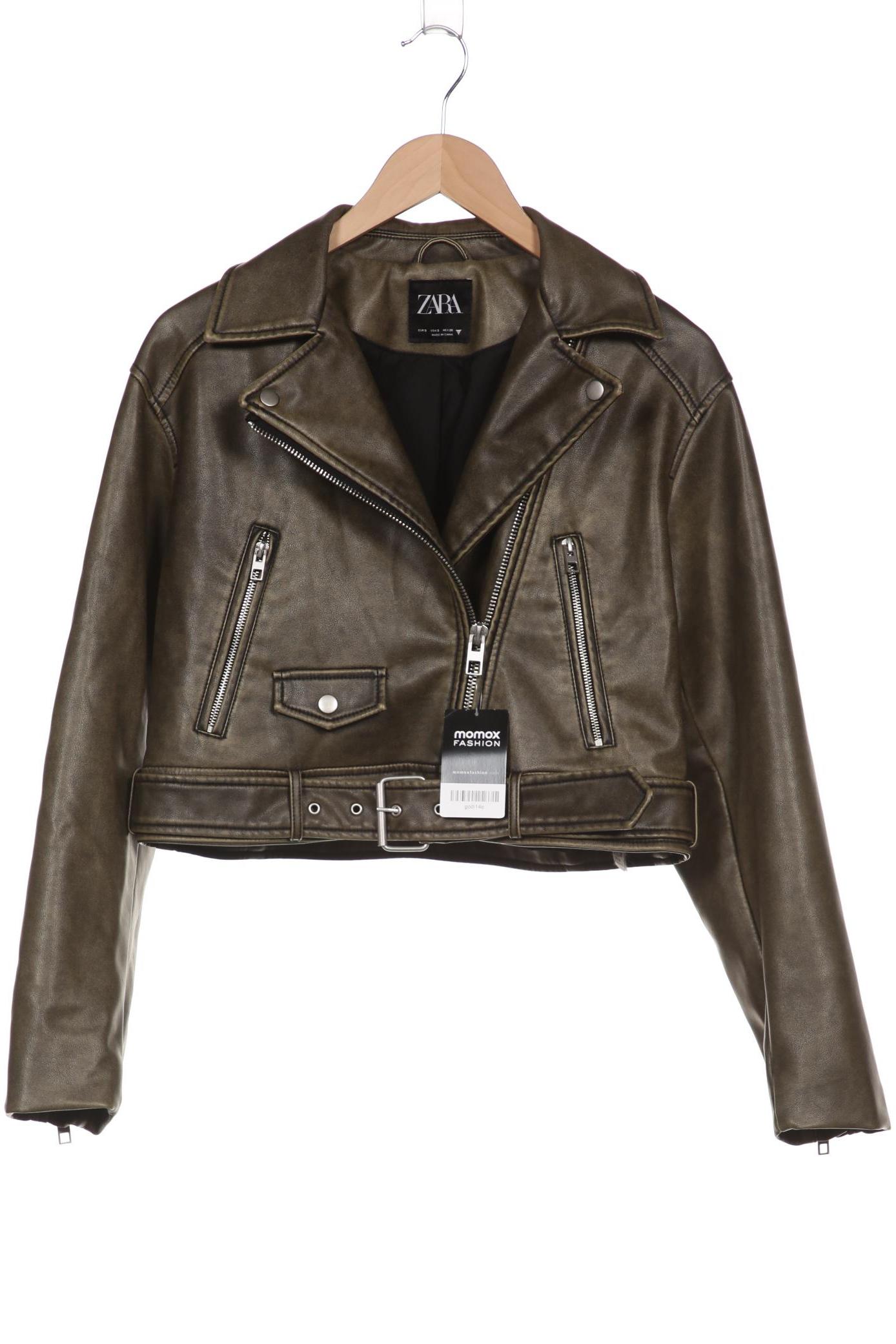 

ZARA Damen Jacke, grün