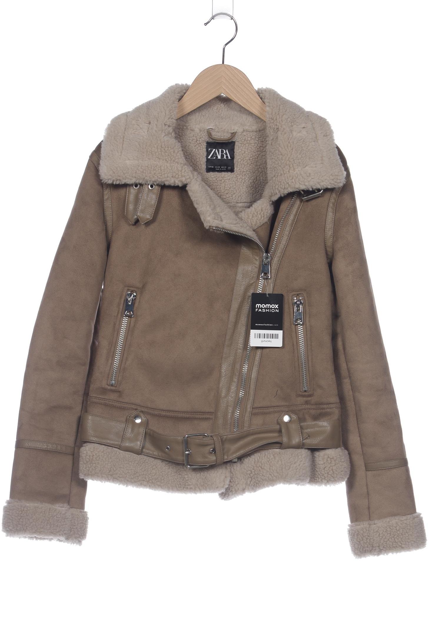 

Zara Damen Jacke, beige, Gr. 34