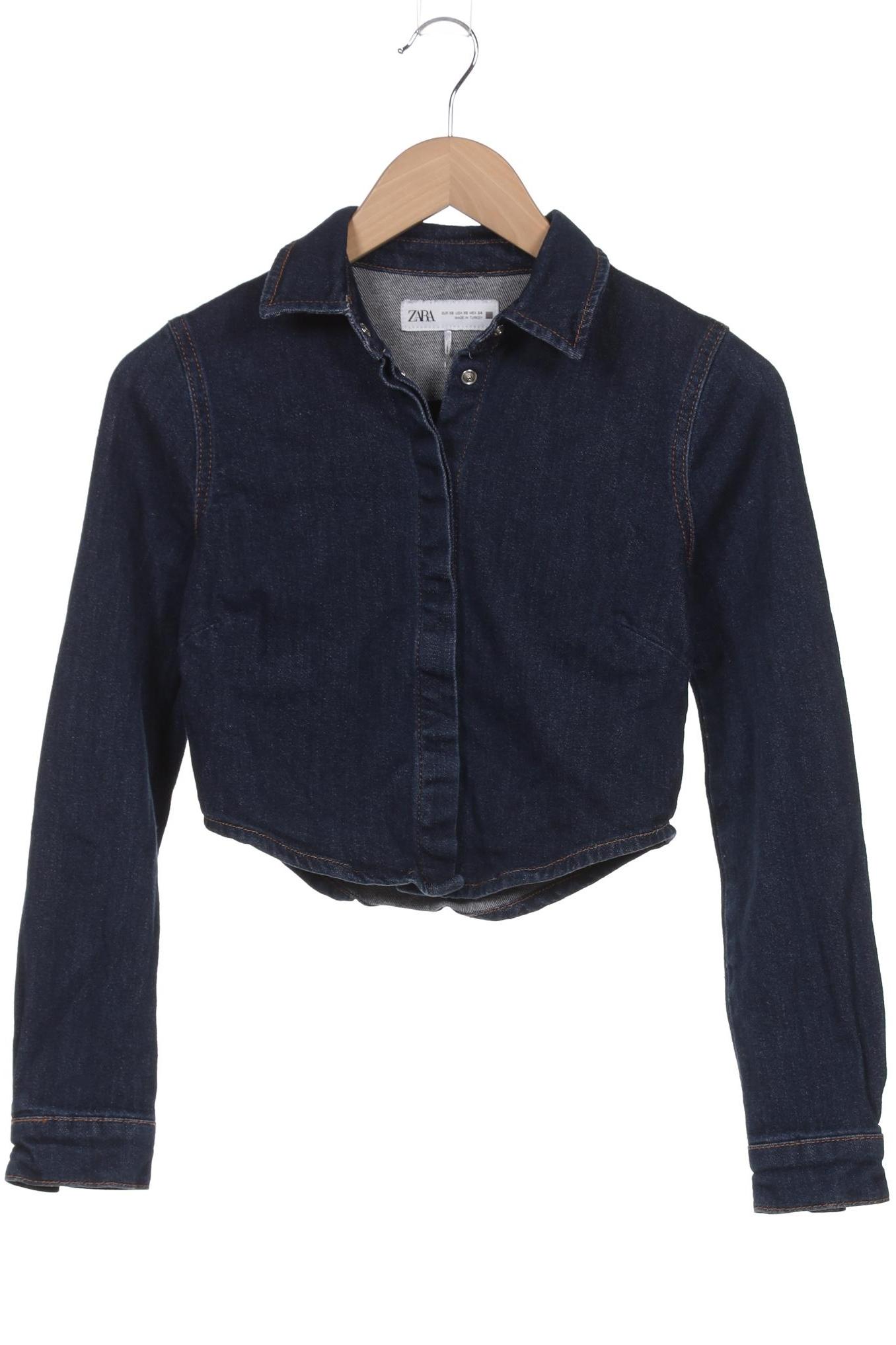 

Zara Damen Jacke, marineblau, Gr. 34