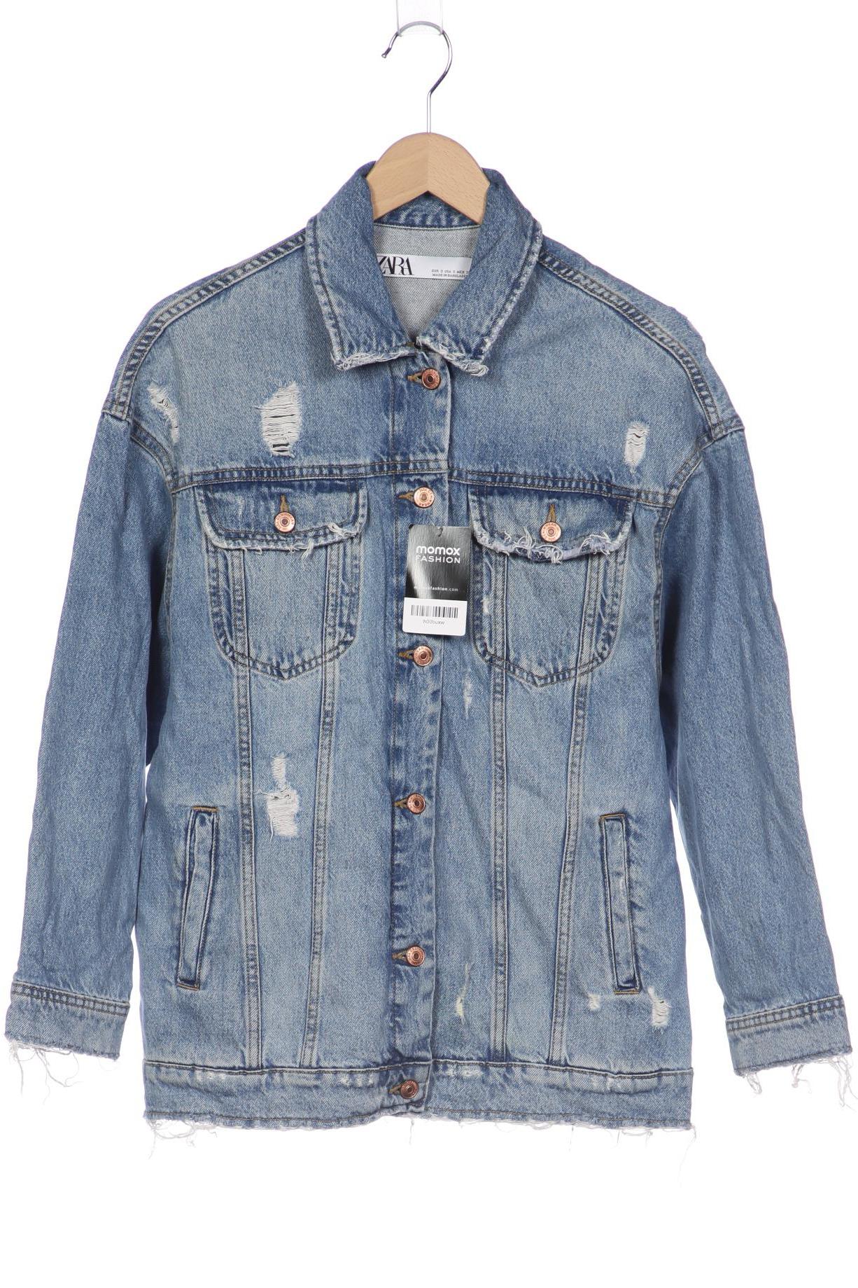 

ZARA Damen Jacke, blau