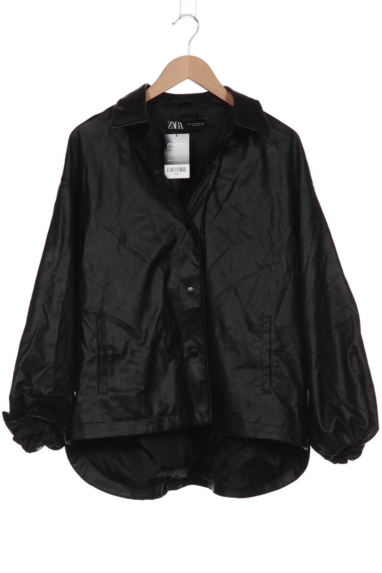 

ZARA Damen Jacke, schwarz