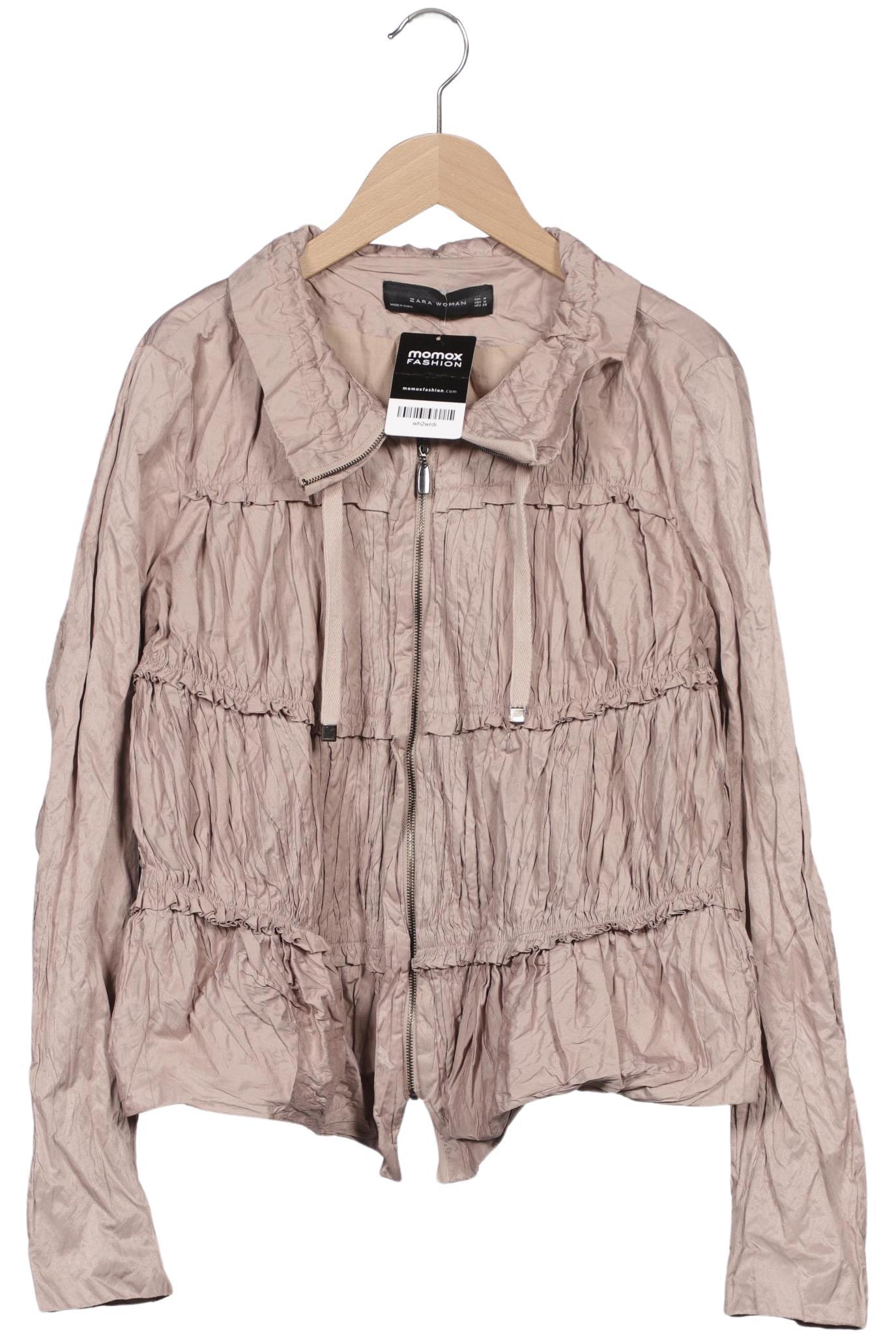 

Zara Damen Jacke, beige, Gr. 38