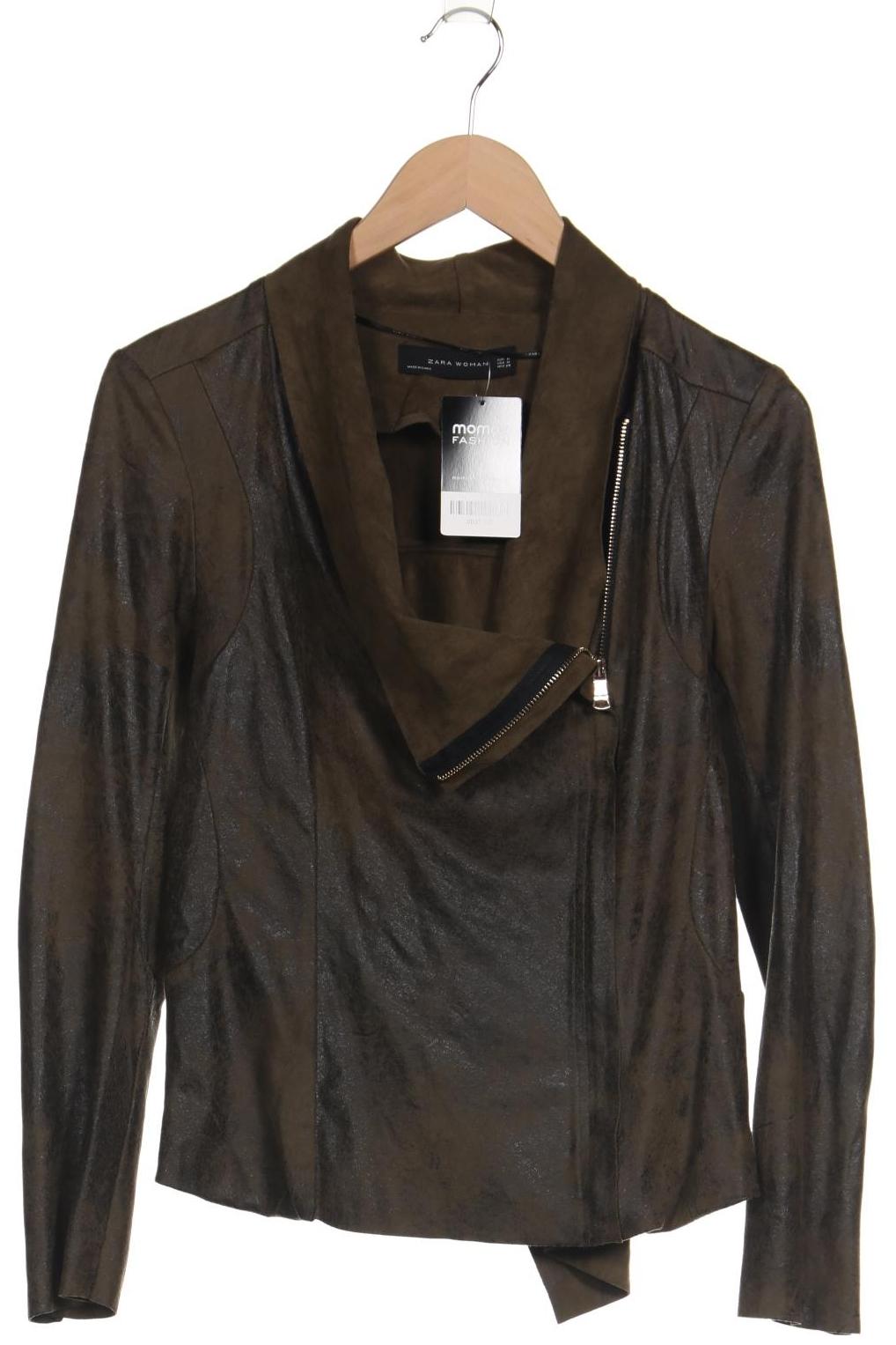 Thumbnail - Zara Damen Jacke, grün, Gr. 38