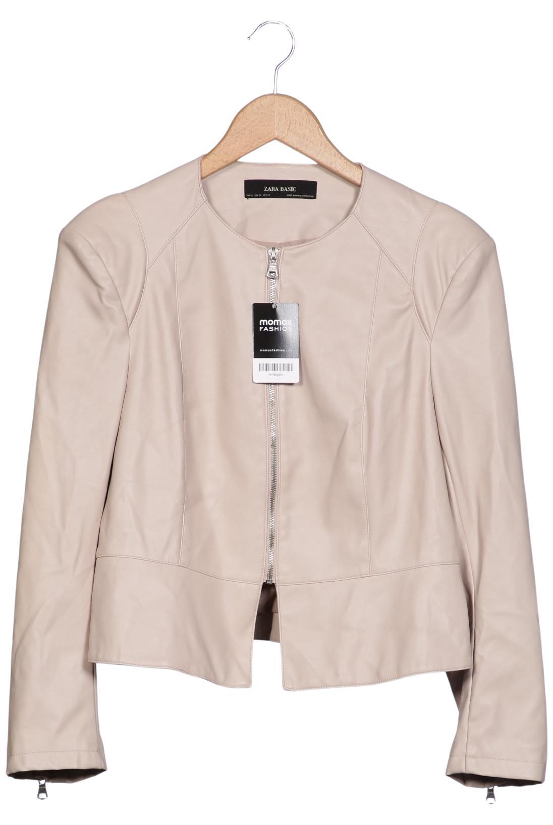 

Zara Damen Jacke, beige, Gr. 44