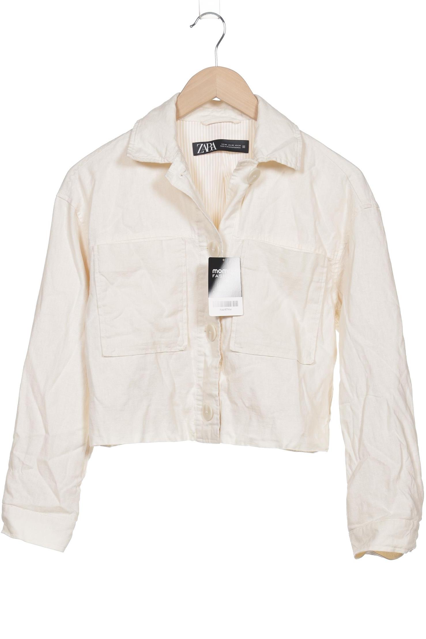

Zara Damen Jacke, cremeweiß, Gr. 34