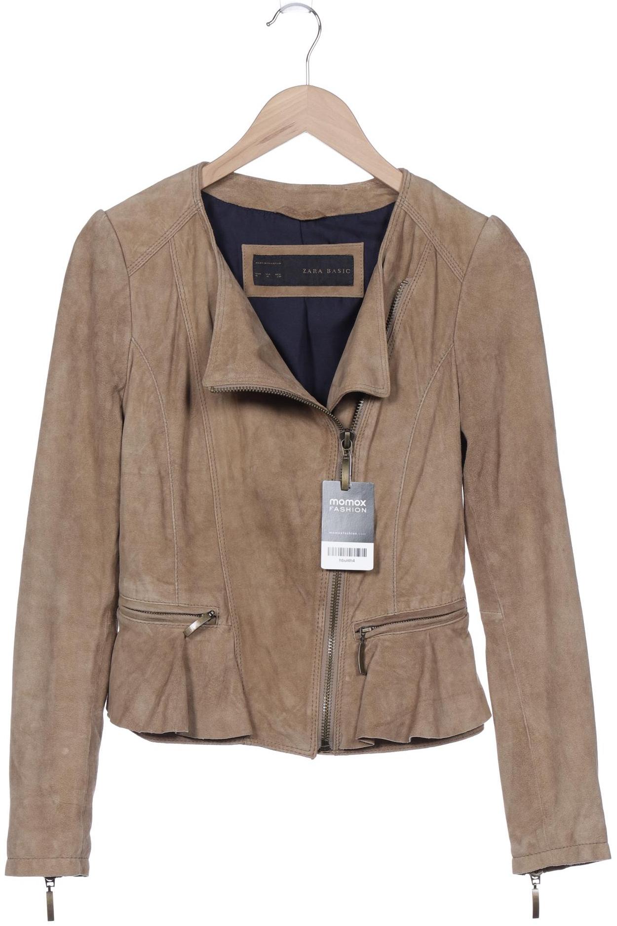

Zara Damen Jacke, beige, Gr. 38