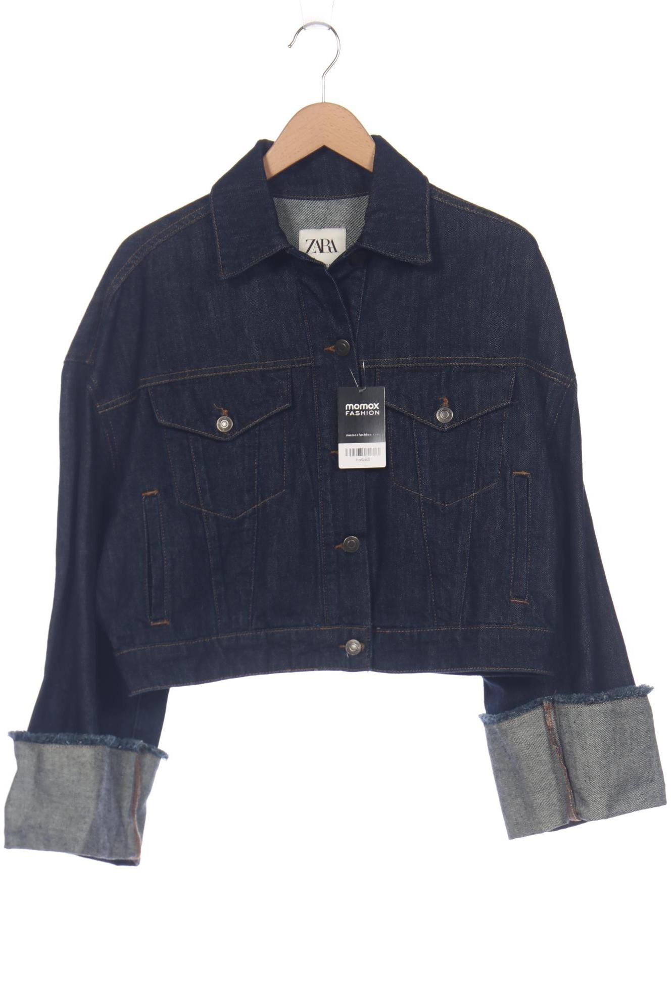 

Zara Damen Jacke, marineblau, Gr. 34