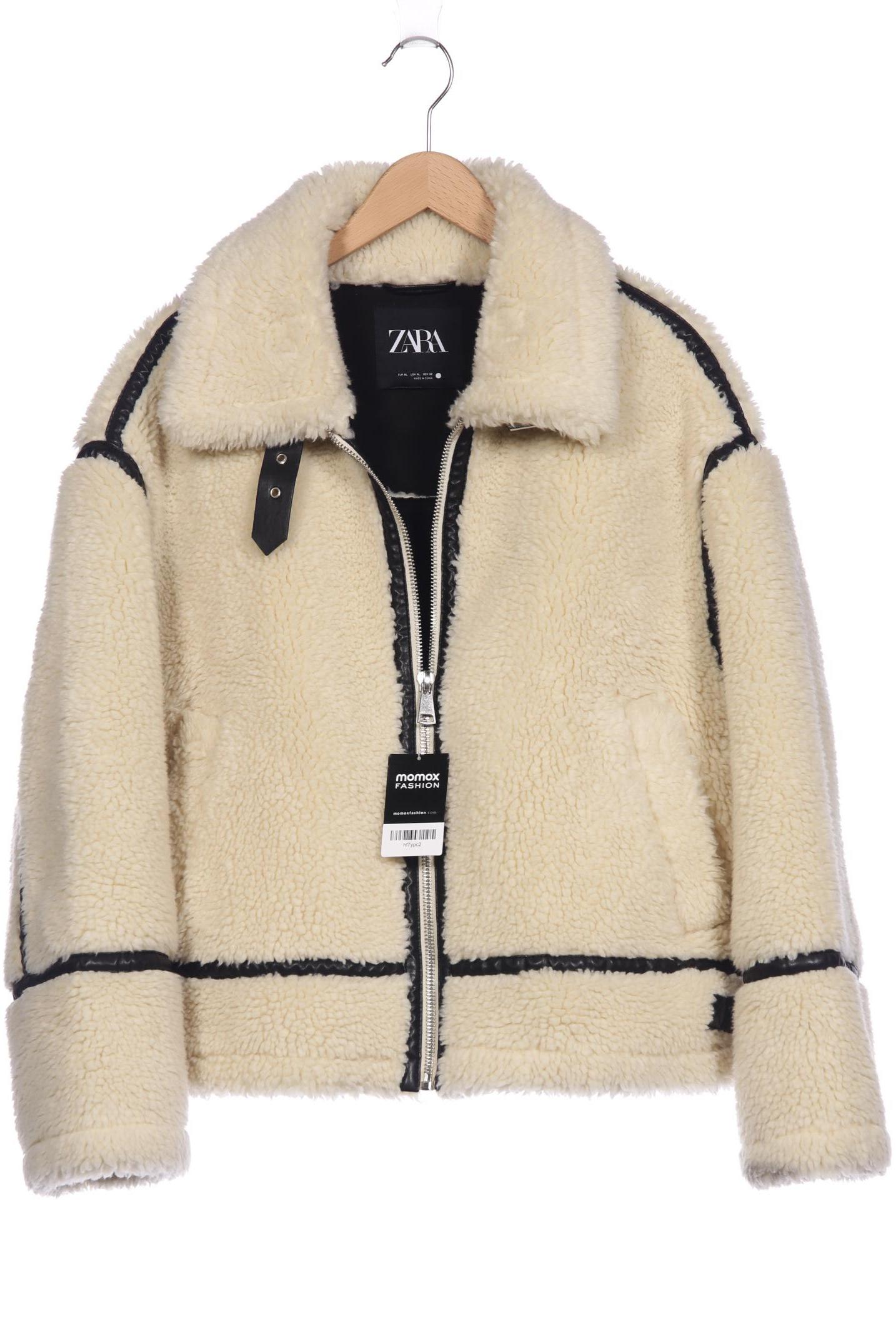 

Zara Damen Jacke, beige, Gr. 44