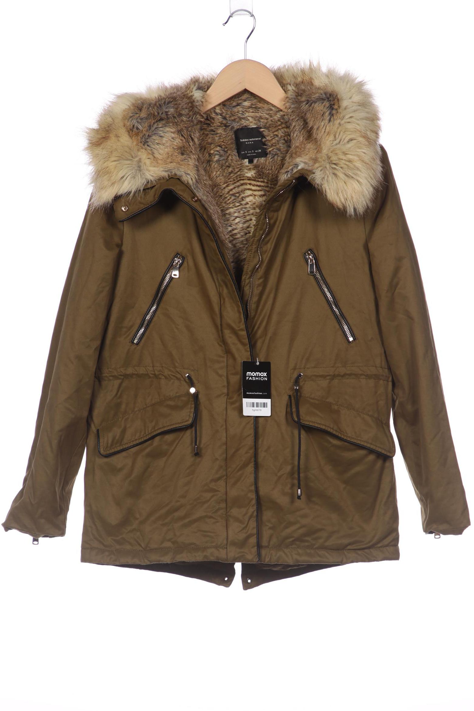 

ZARA Damen Jacke, grün
