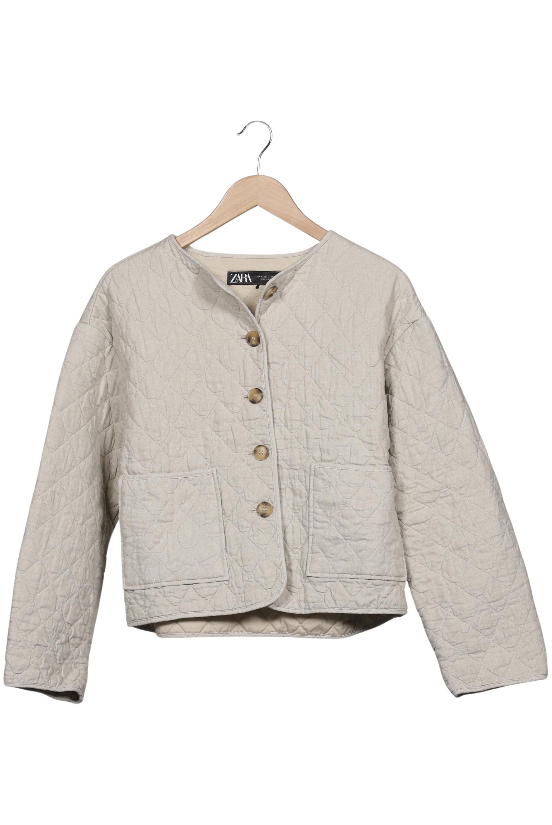 

Zara Damen Jacke, beige, Gr. 38