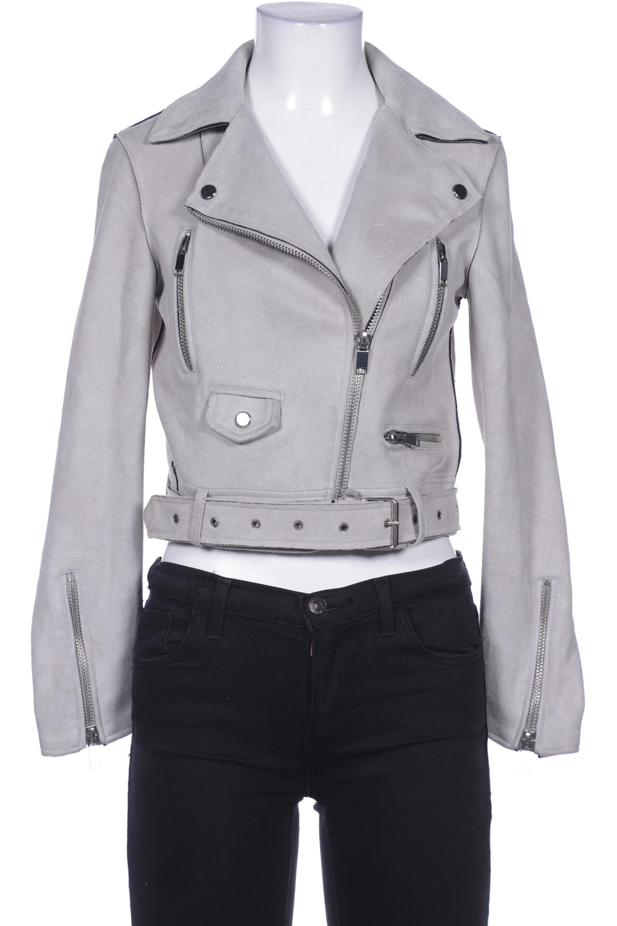 

ZARA Damen Jacke, cremeweiß