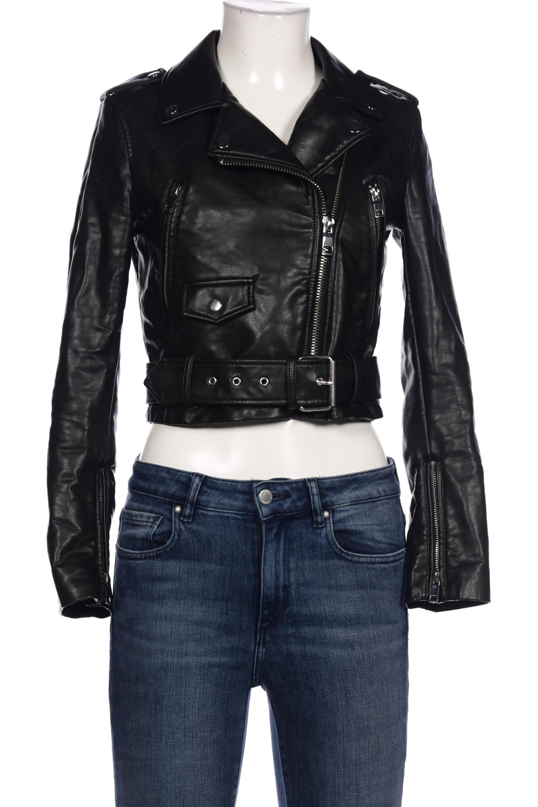 

ZARA Damen Jacke, schwarz