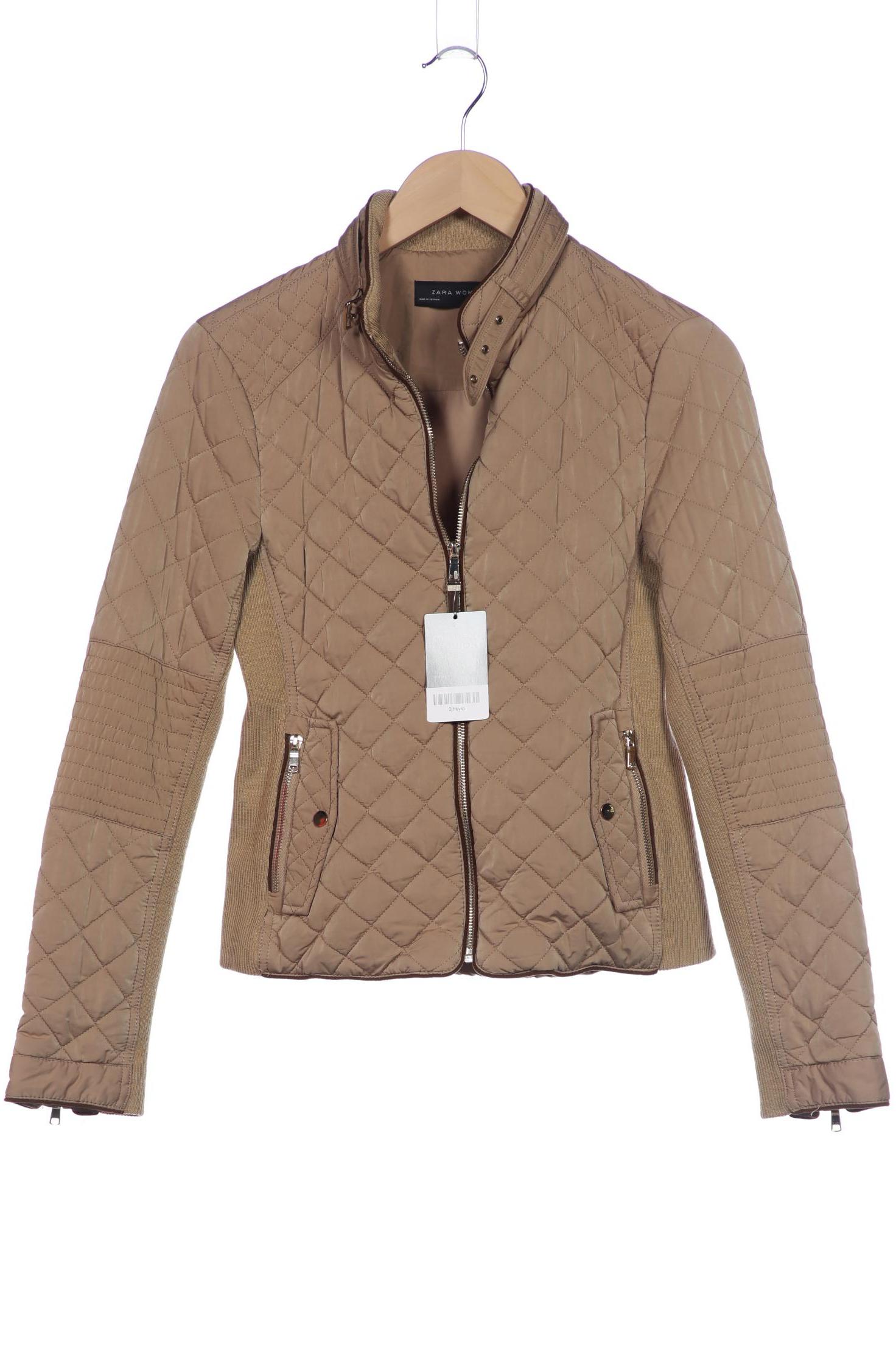 

Zara Damen Jacke, beige, Gr. 38