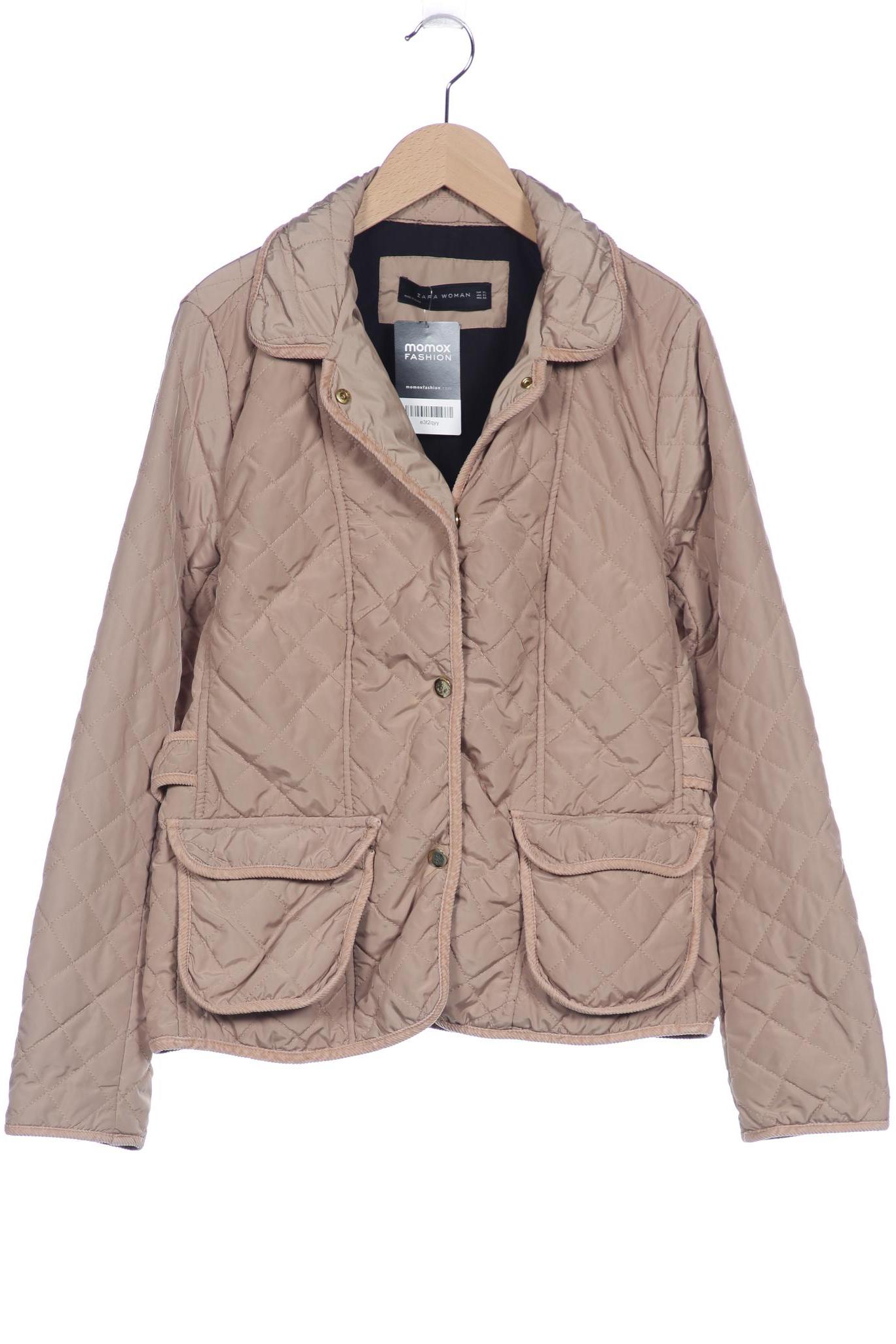 

Zara Damen Jacke, beige, Gr. 44