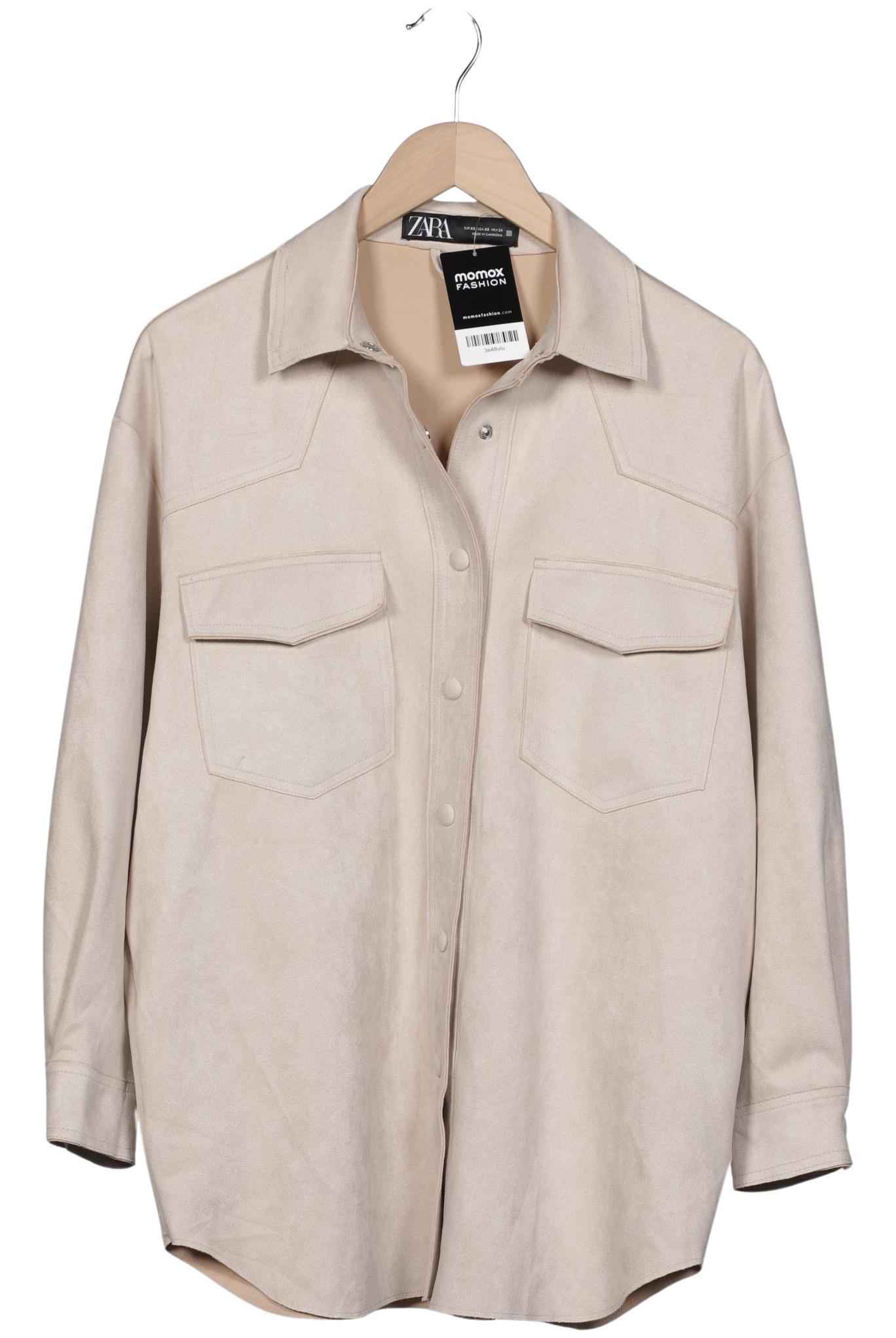 

Zara Damen Jacke, beige, Gr. 34