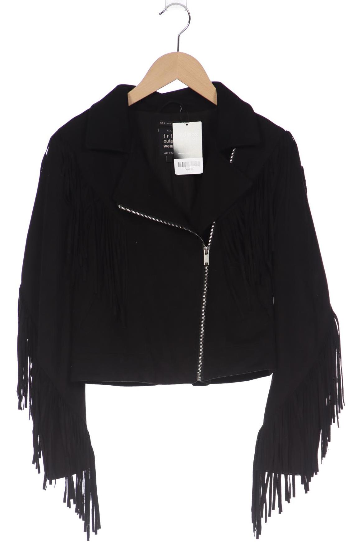 

ZARA Damen Jacke, schwarz