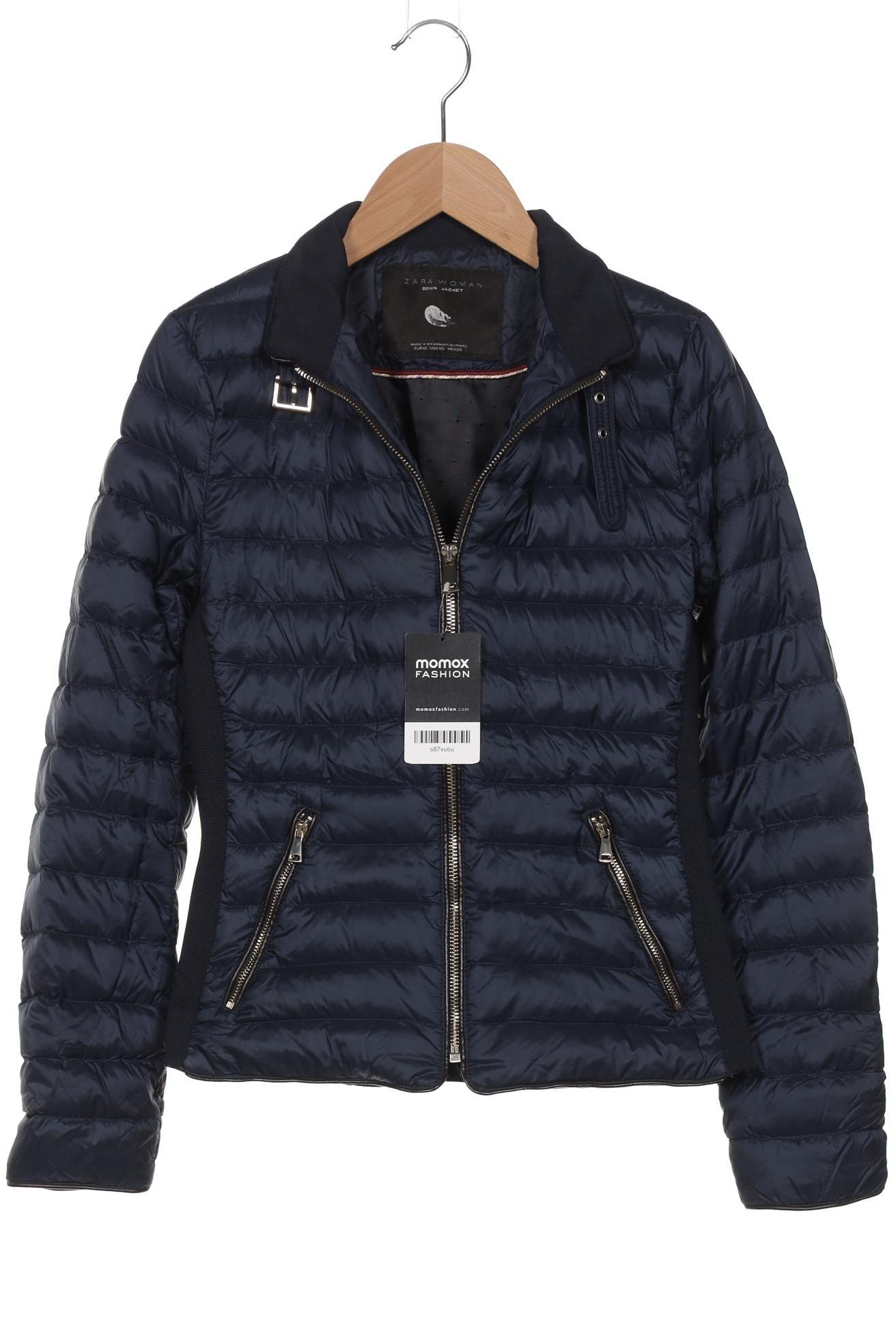 

Zara Damen Jacke, marineblau, Gr. 34