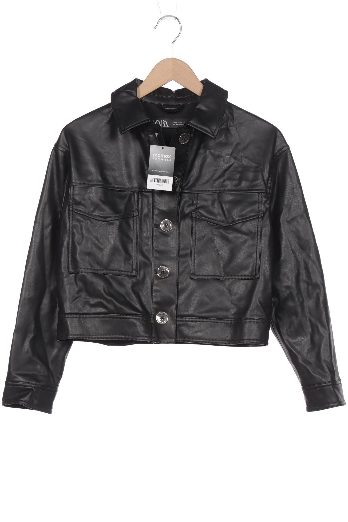 

ZARA Damen Jacke, schwarz
