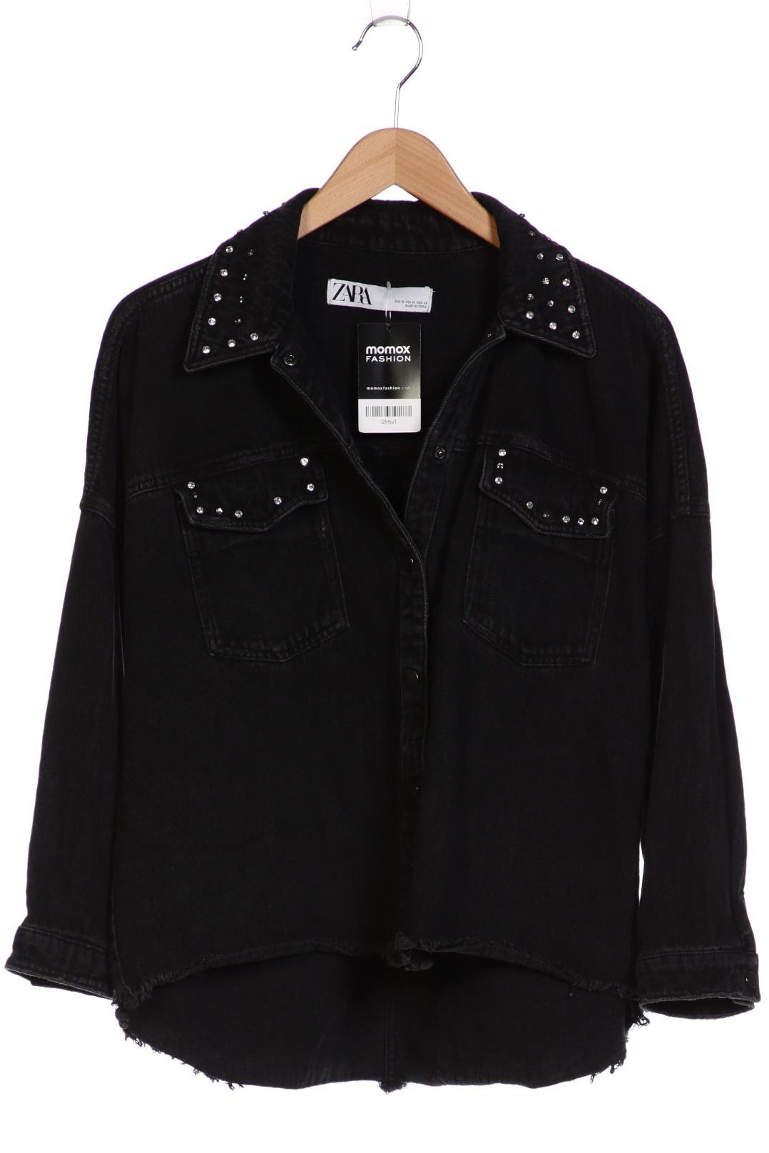 

ZARA Damen Jacke, schwarz