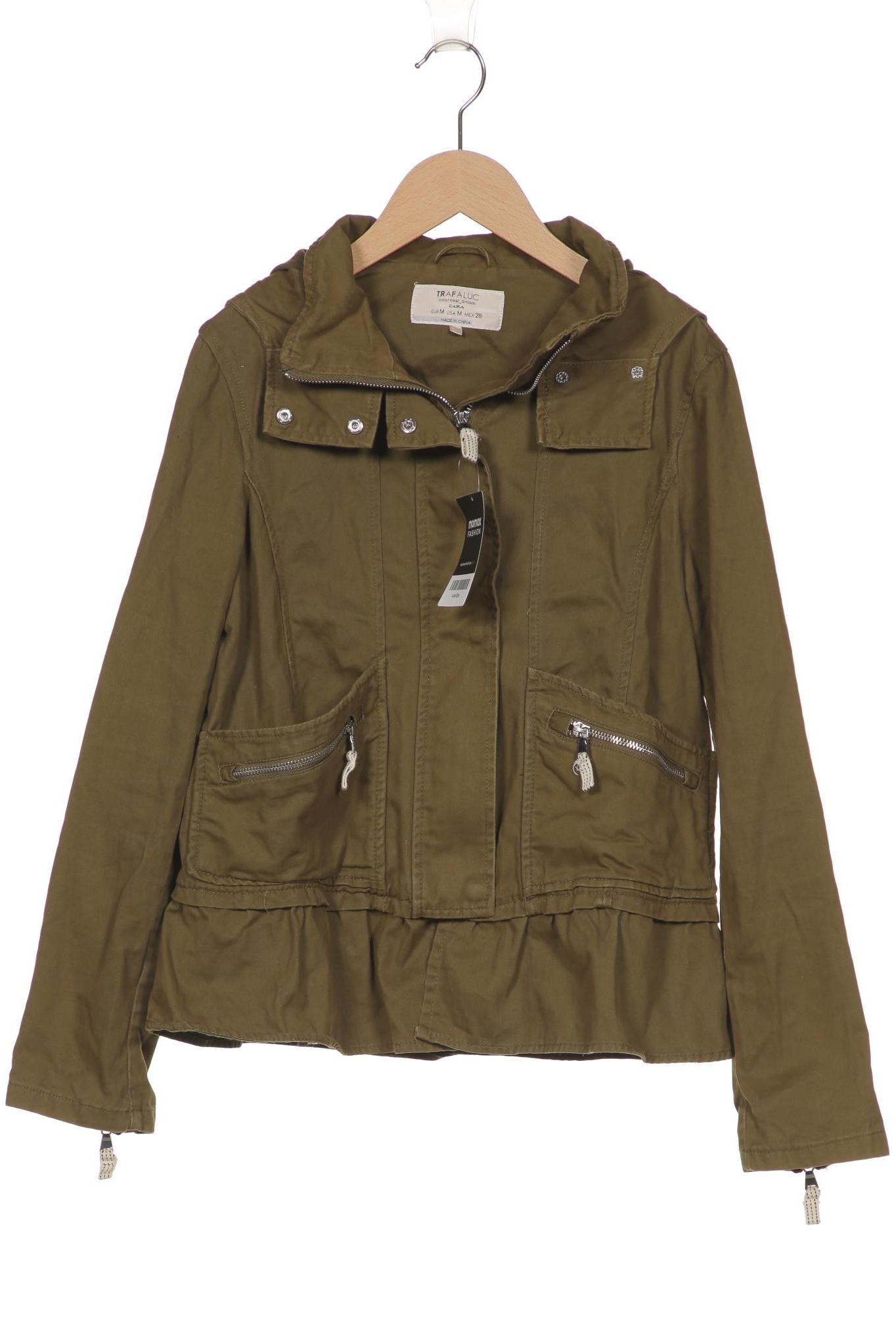 

ZARA Damen Jacke, grün