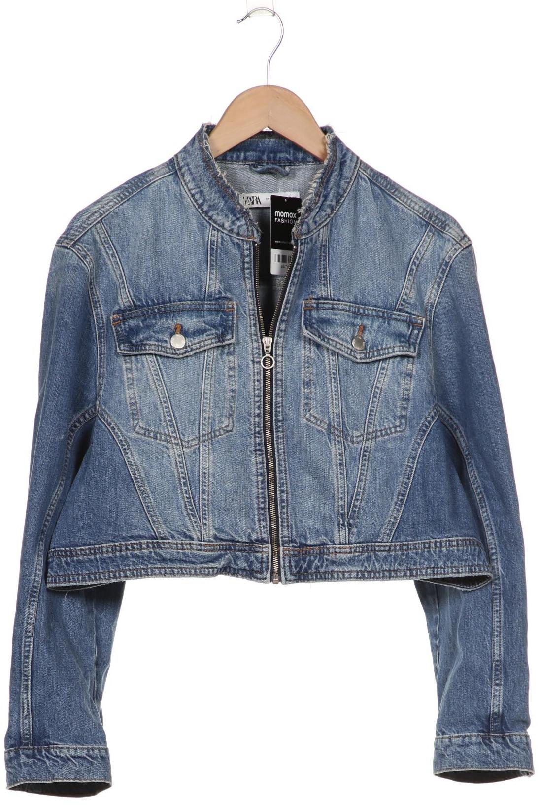 

ZARA Damen Jacke, blau