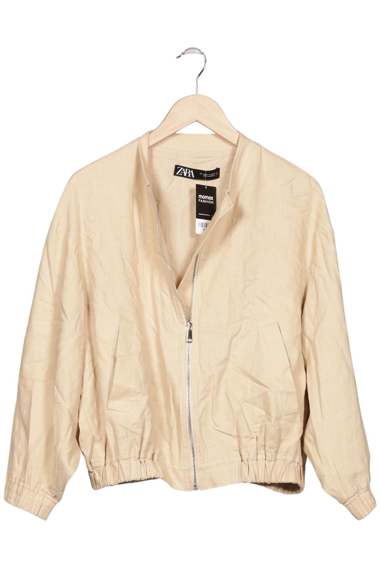 

Zara Damen Jacke, beige, Gr. 38