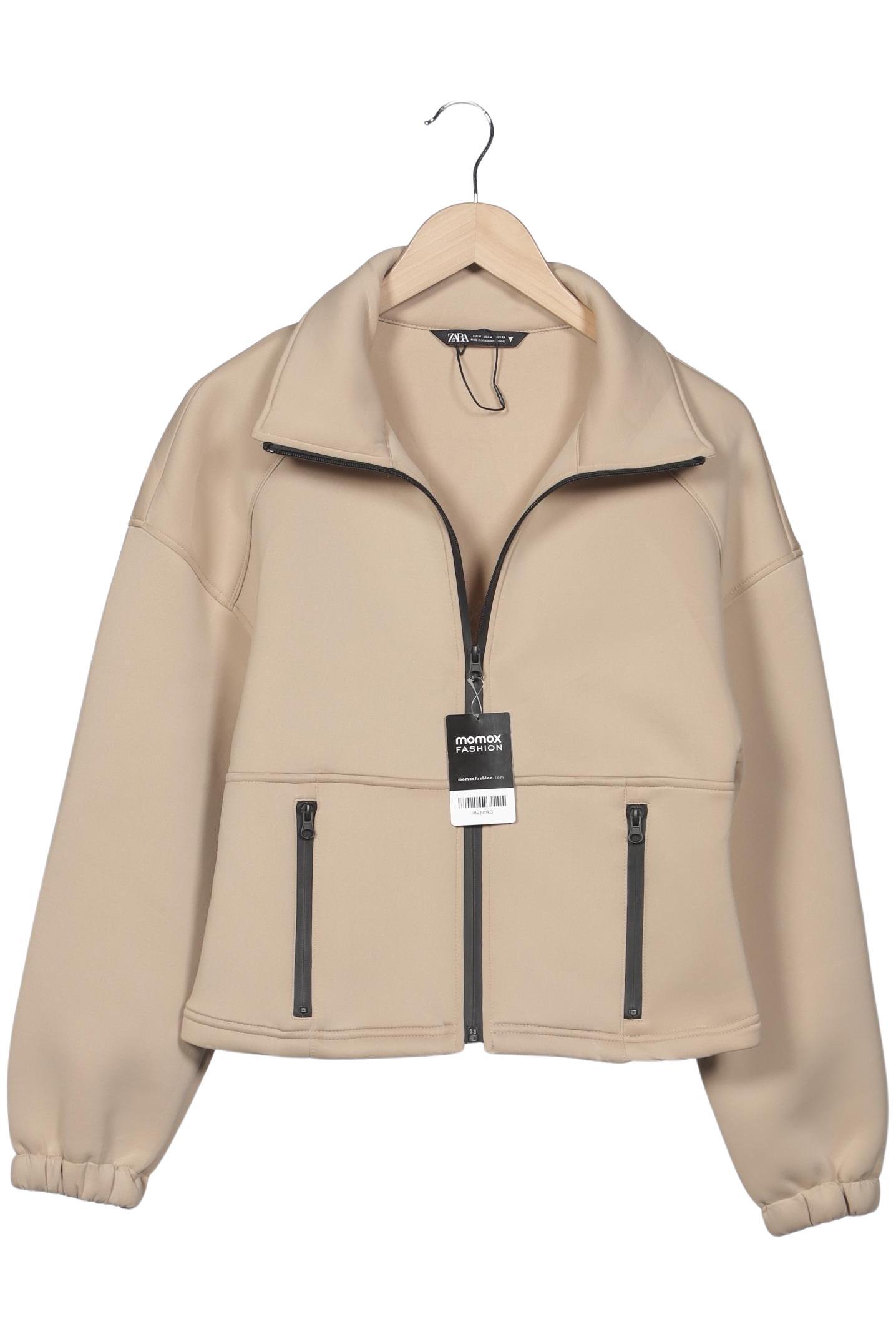 

Zara Damen Jacke, beige, Gr. 38