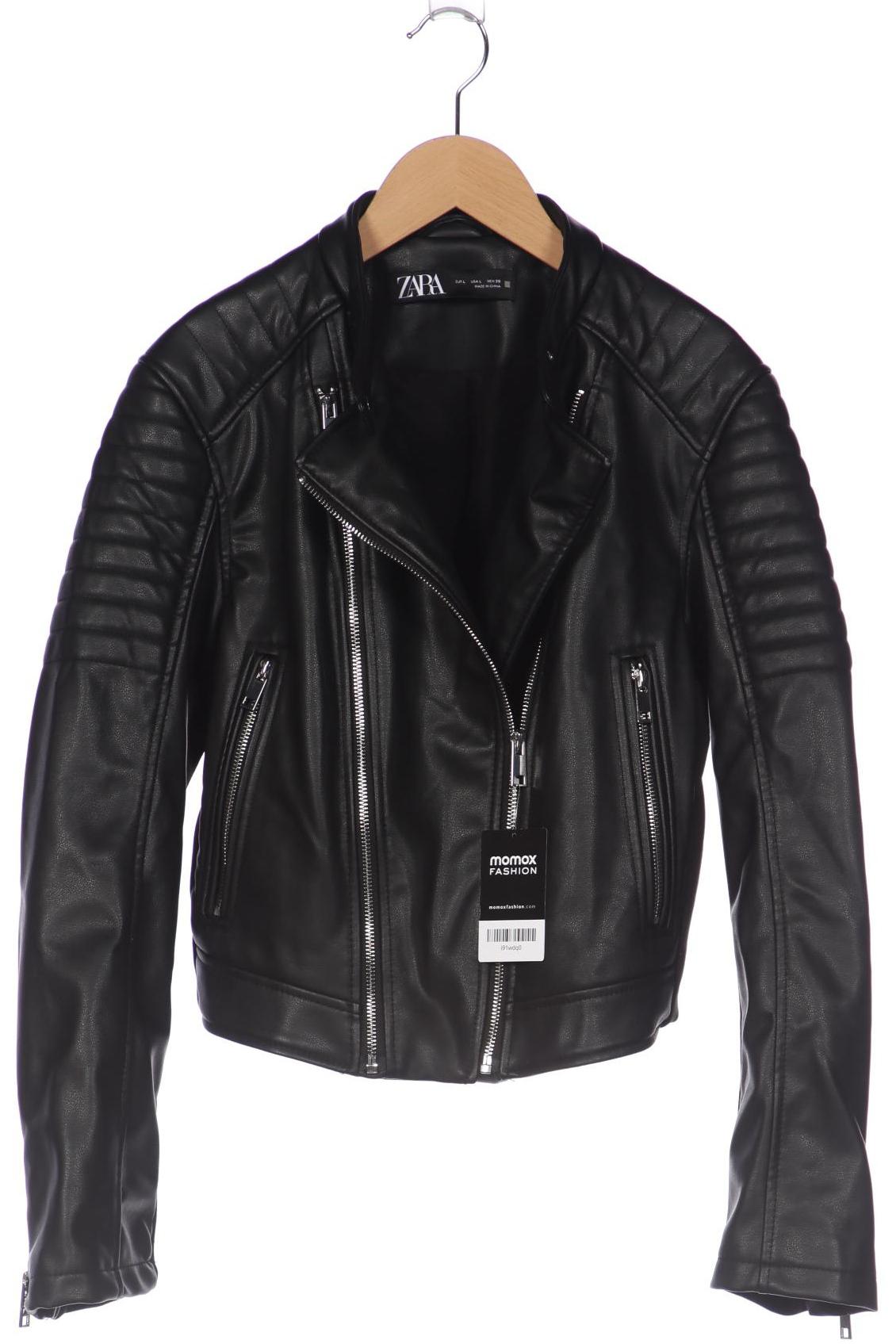 

ZARA Damen Jacke, schwarz