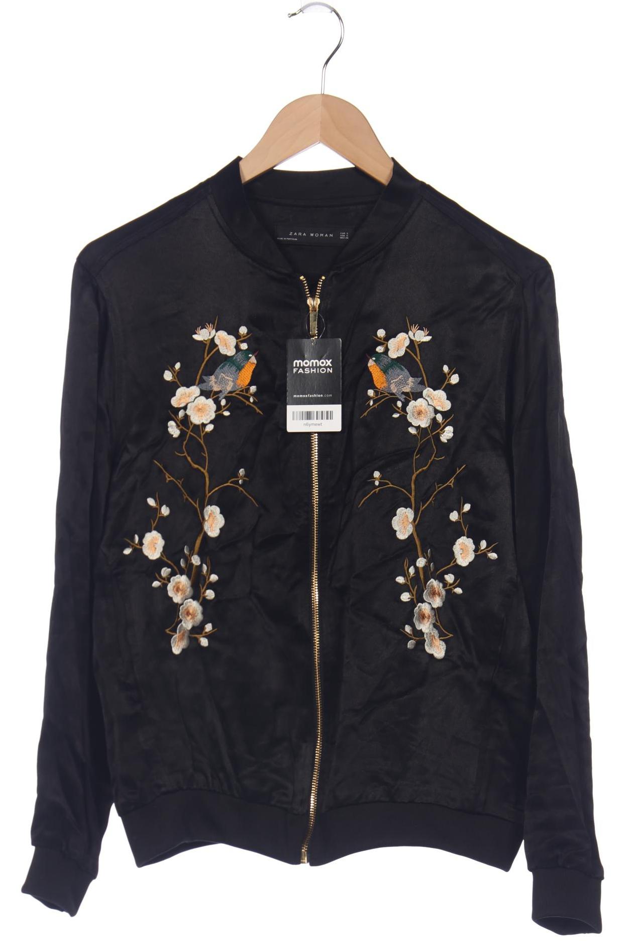 

ZARA Damen Jacke, schwarz