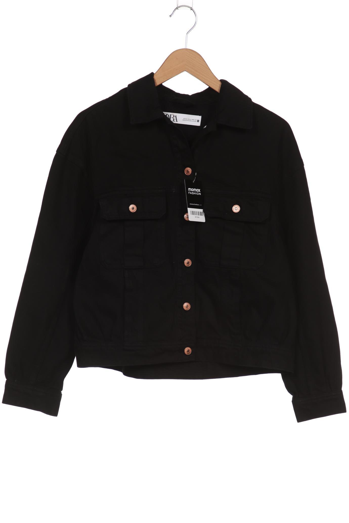 

ZARA Damen Jacke, schwarz