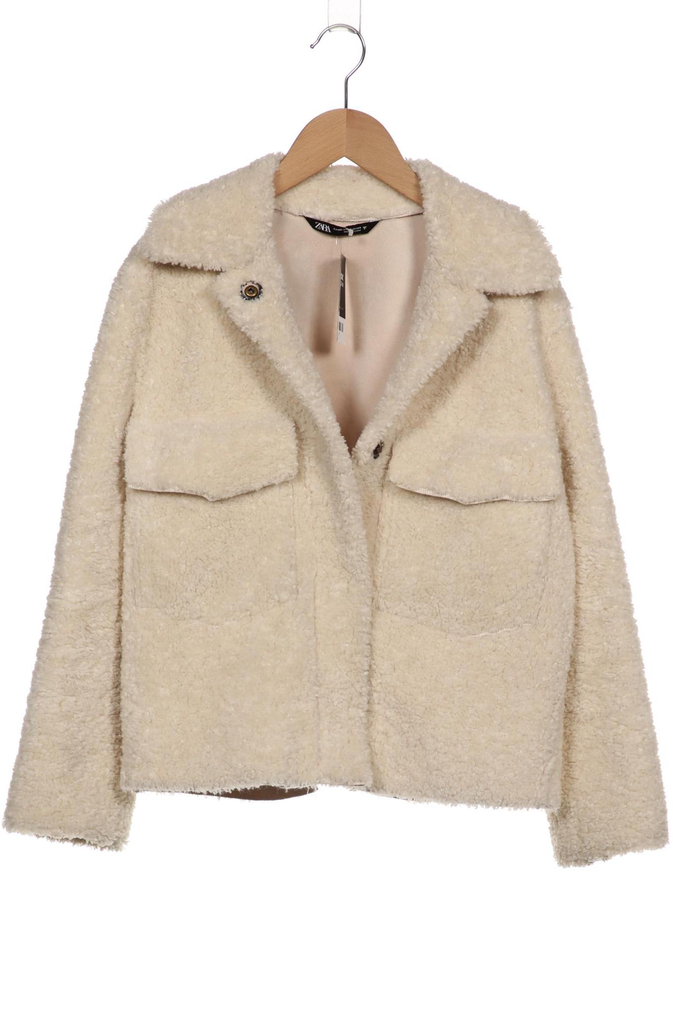 

Zara Damen Jacke, beige, Gr. 34