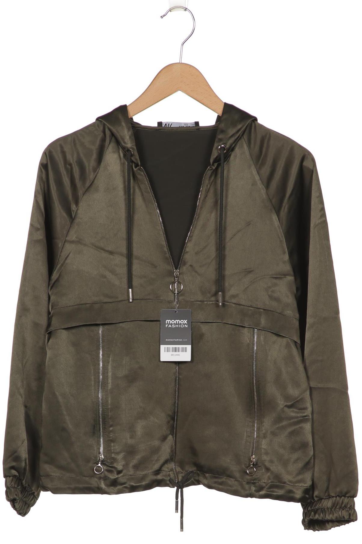 

ZARA Damen Jacke, grün