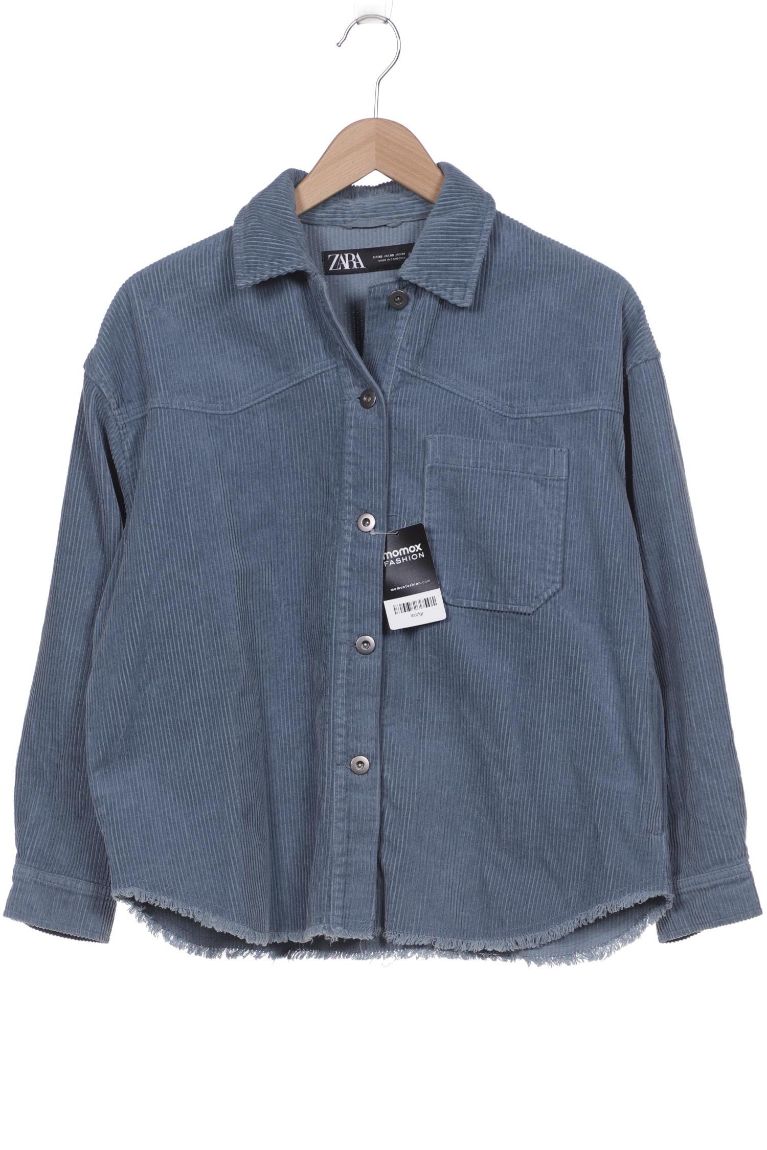 

ZARA Damen Jacke, blau