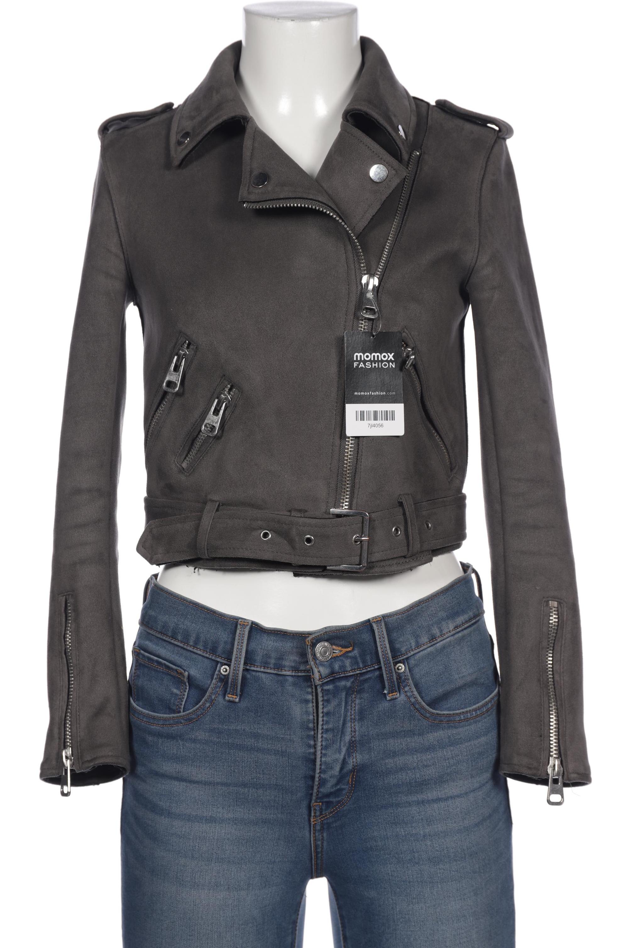 

ZARA Damen Jacke, grau