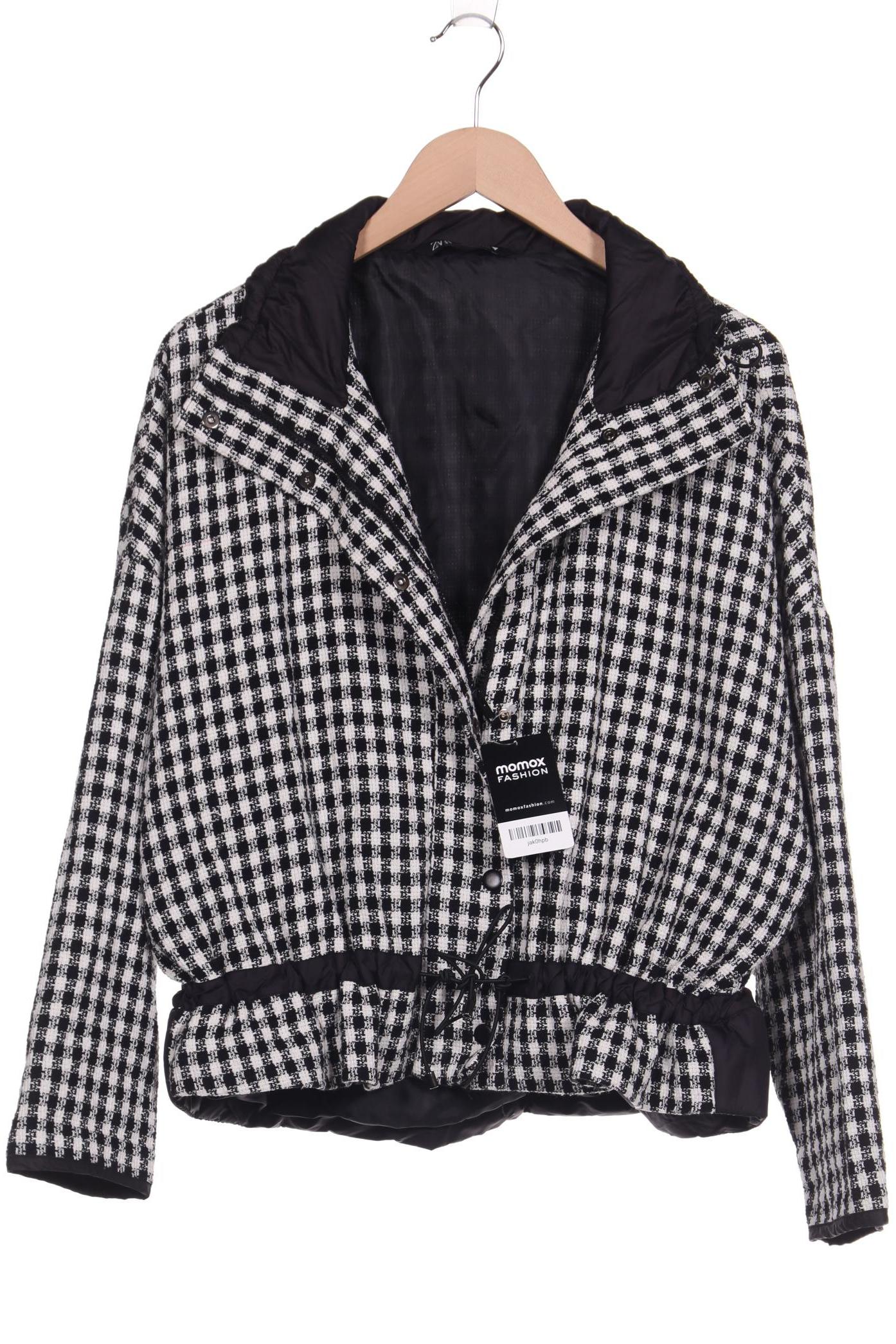 

ZARA Damen Jacke, schwarz