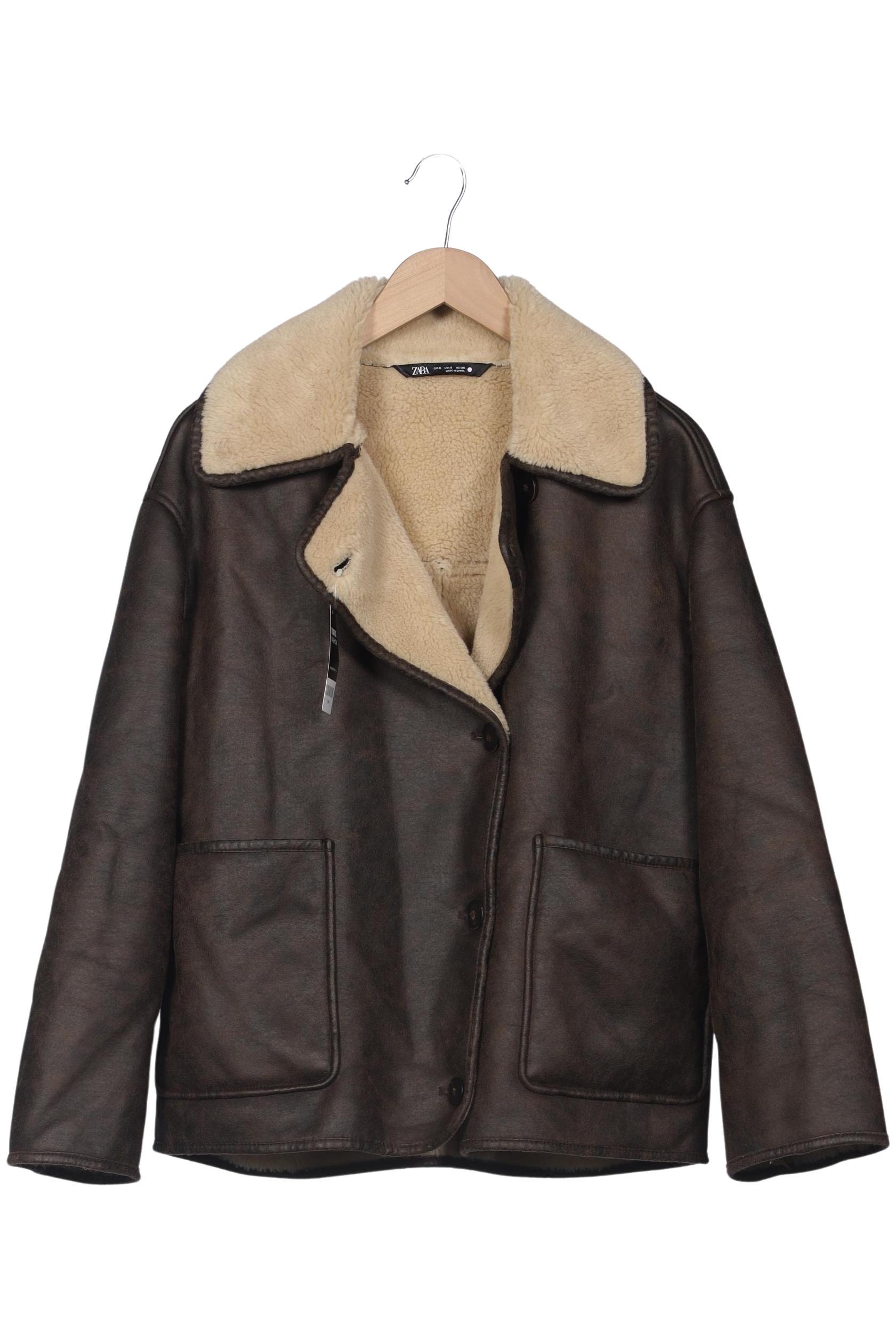 

Zara Damen Jacke, braun, Gr. 36
