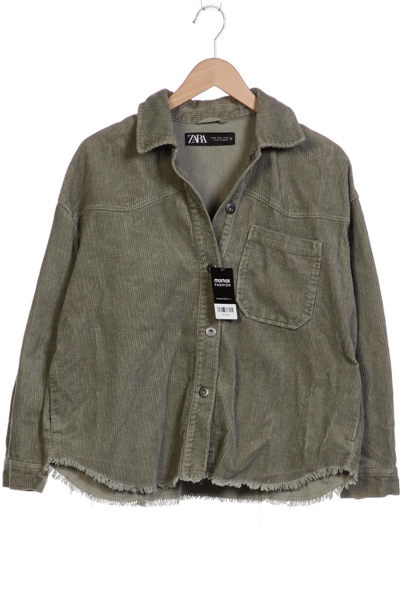 

ZARA Damen Jacke, grün