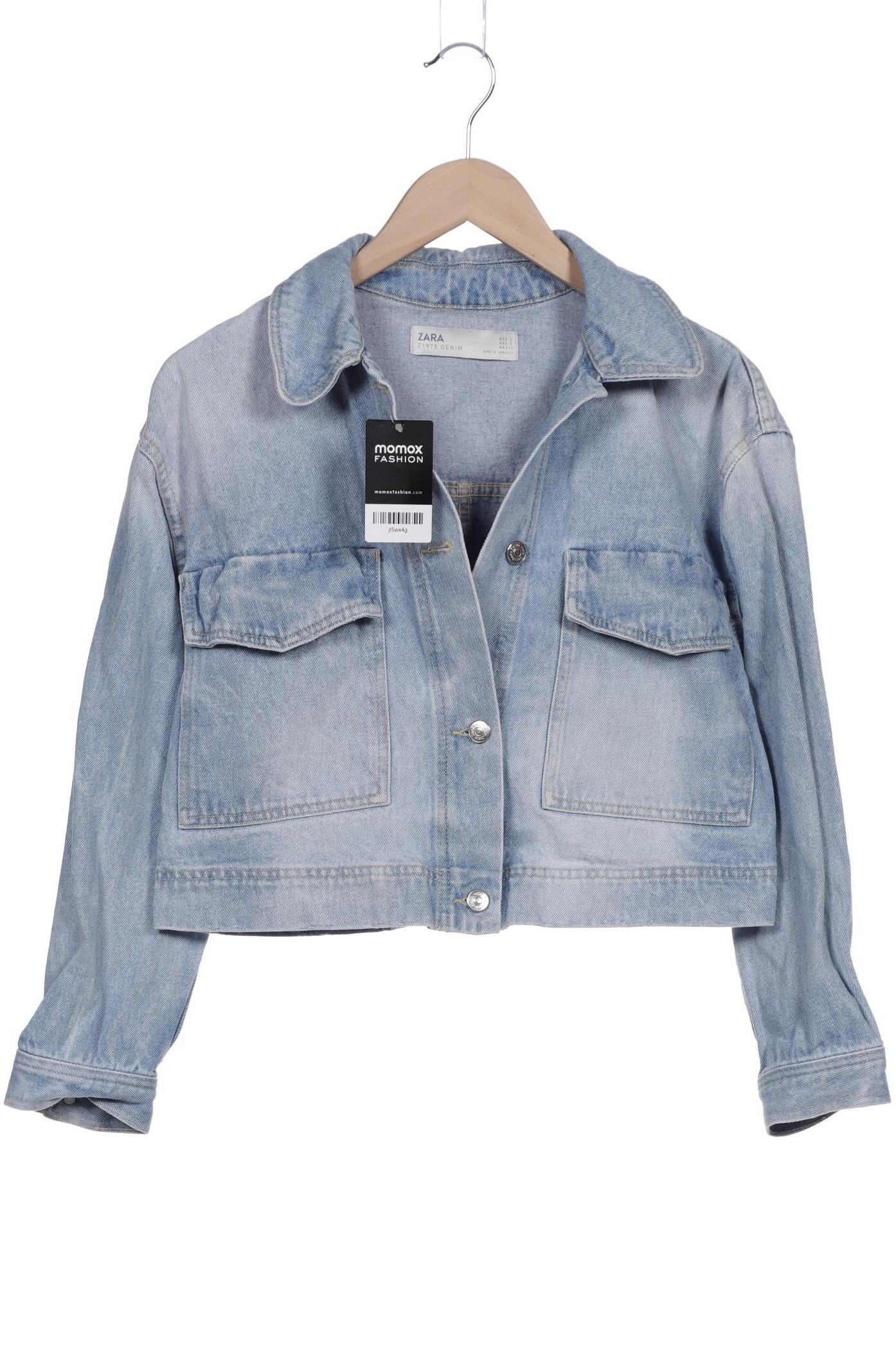 

ZARA Damen Jacke, hellblau