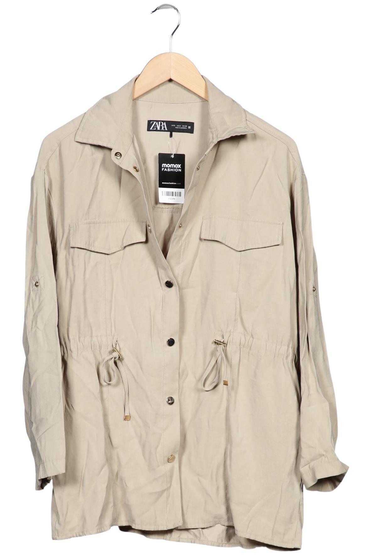 

Zara Damen Jacke, beige, Gr. 36
