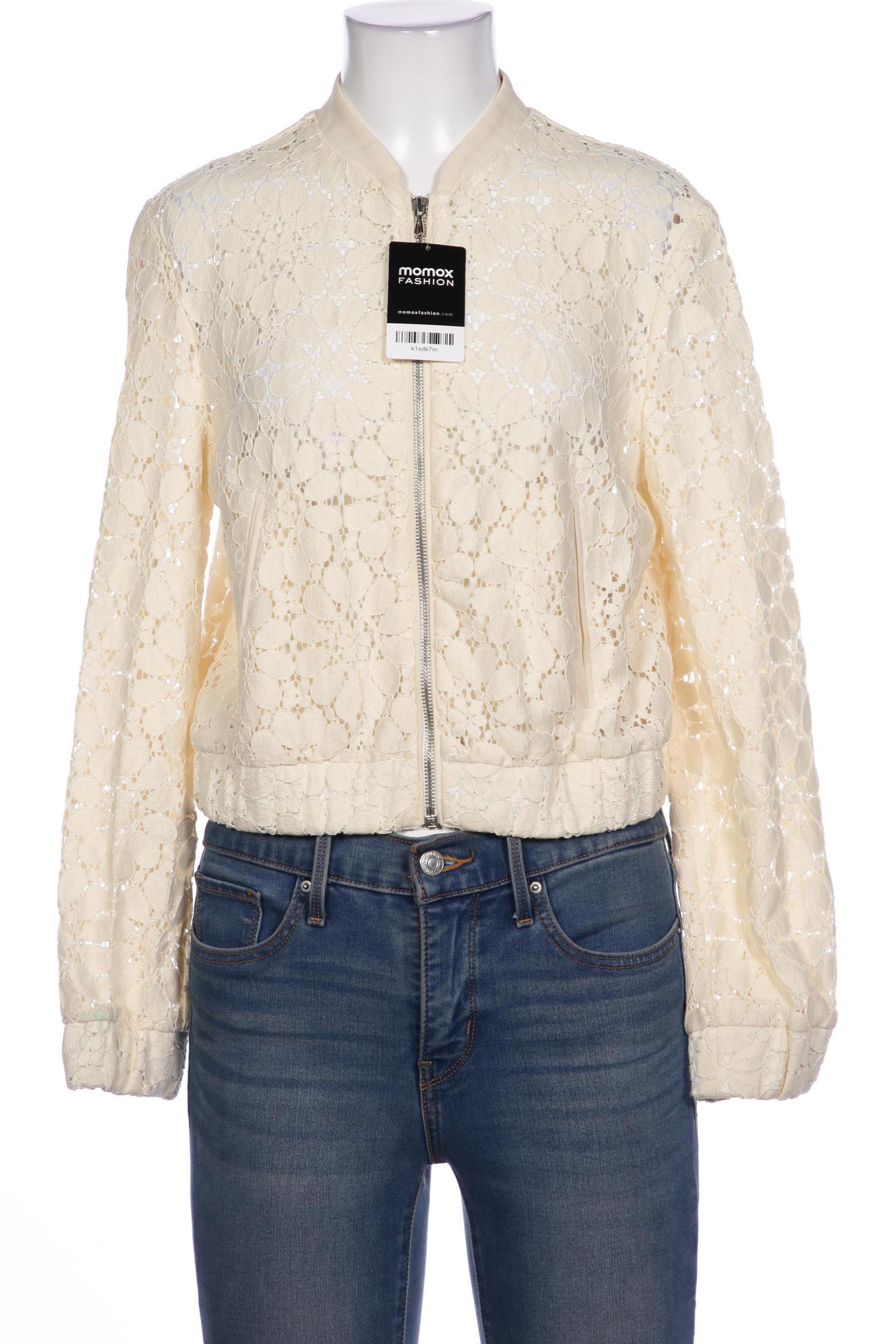 

ZARA Damen Jacke, cremeweiß