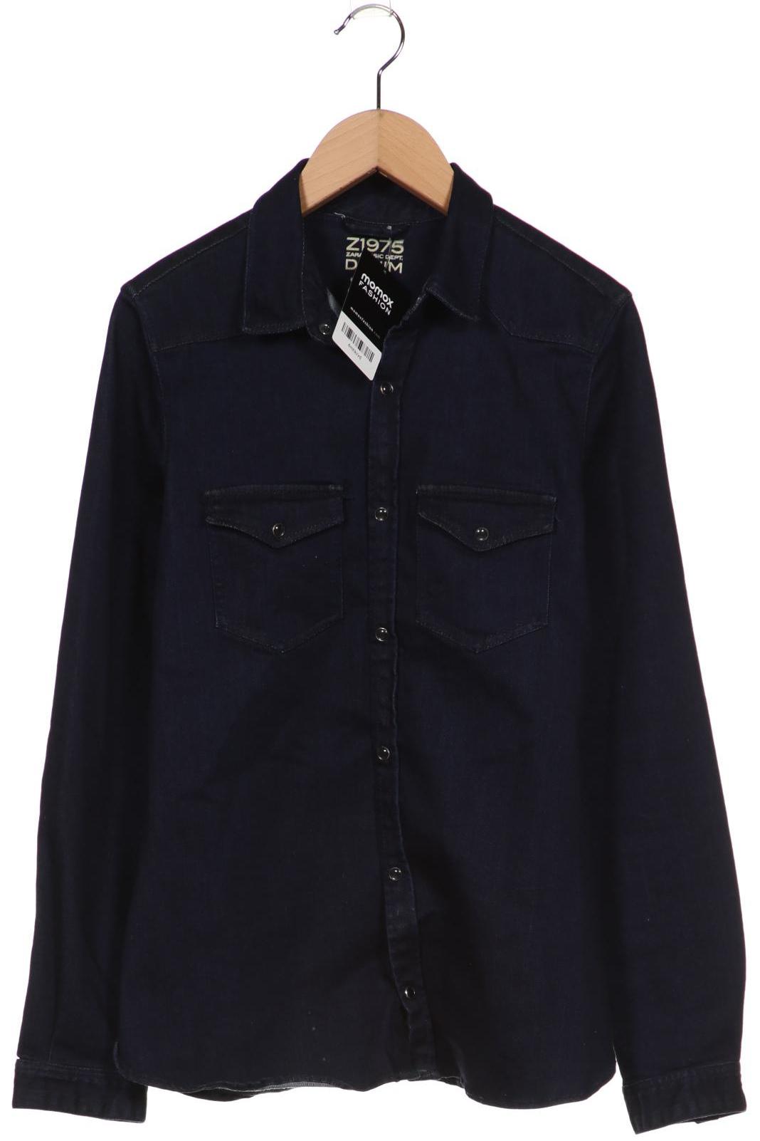 

ZARA Damen Jacke, marineblau