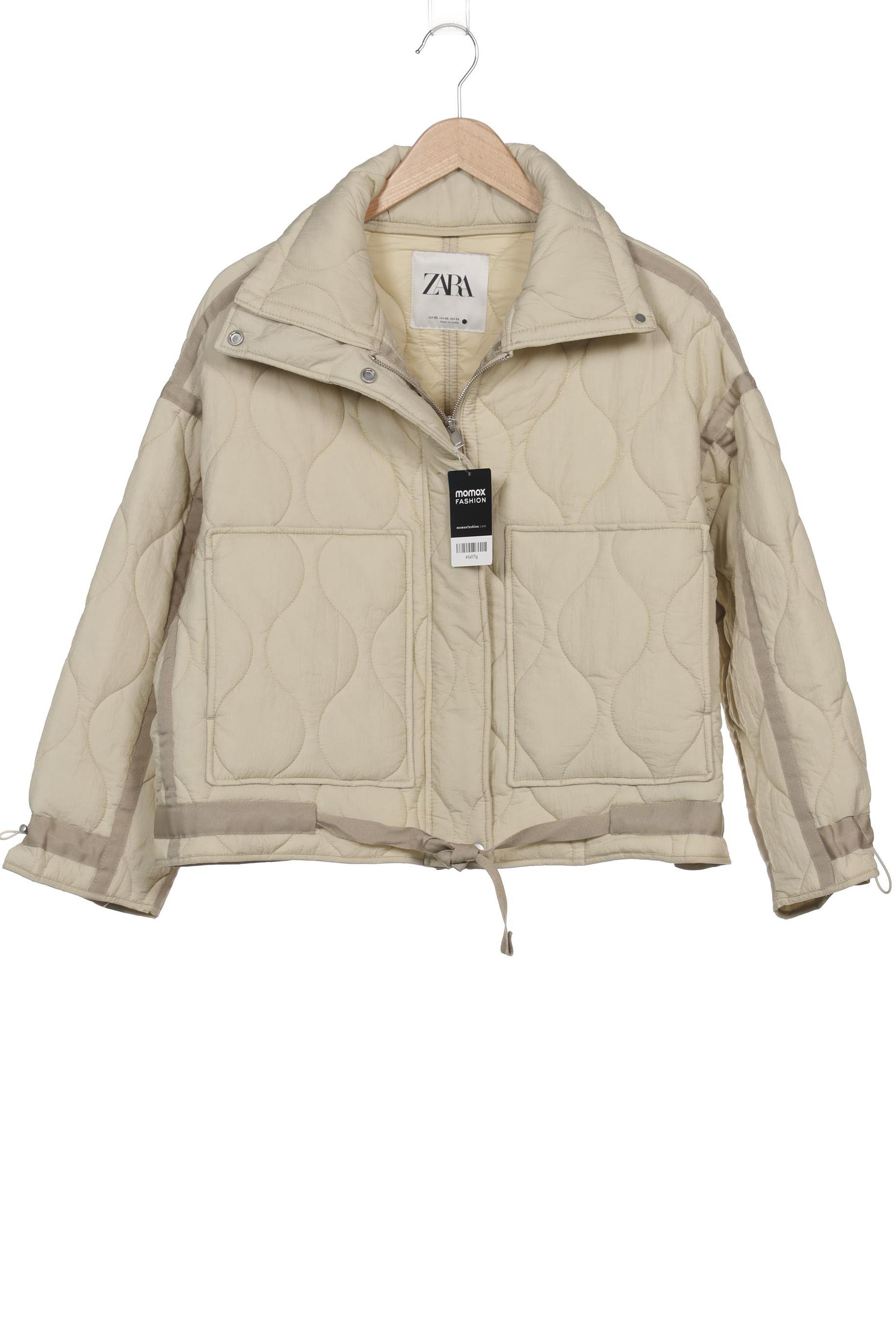 

Zara Damen Jacke, beige, Gr. 34