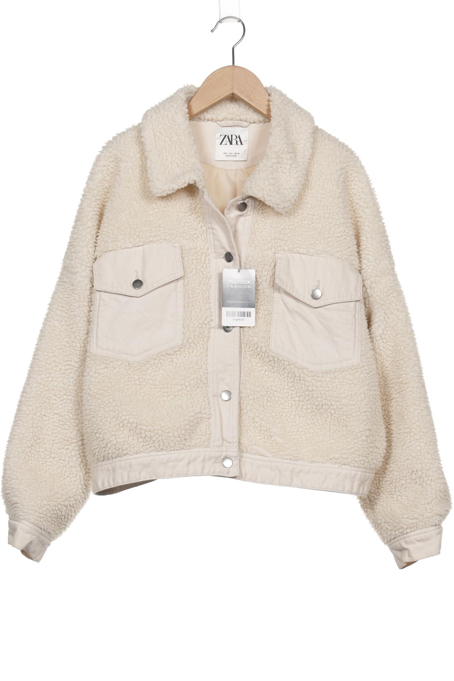

Zara Damen Jacke, beige, Gr. 42