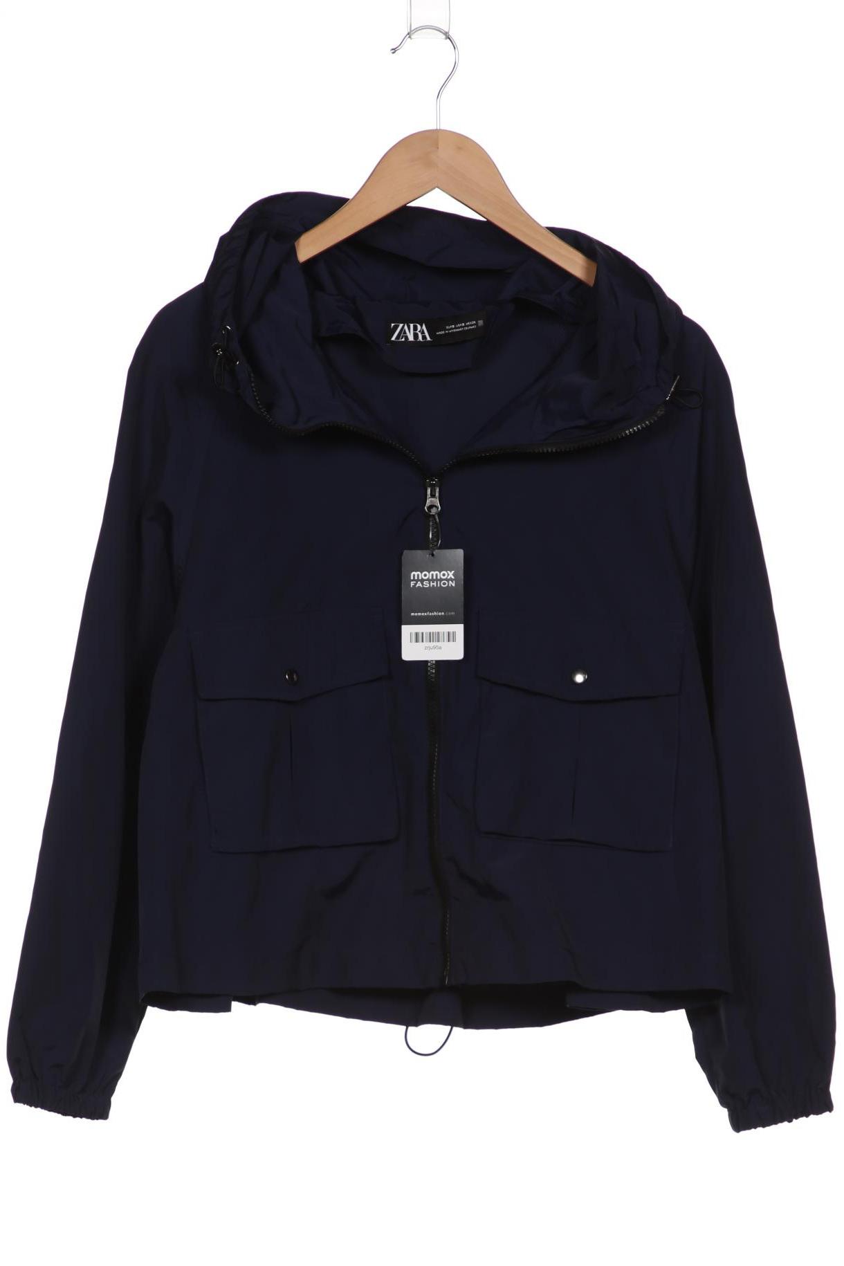 

ZARA Damen Jacke, marineblau